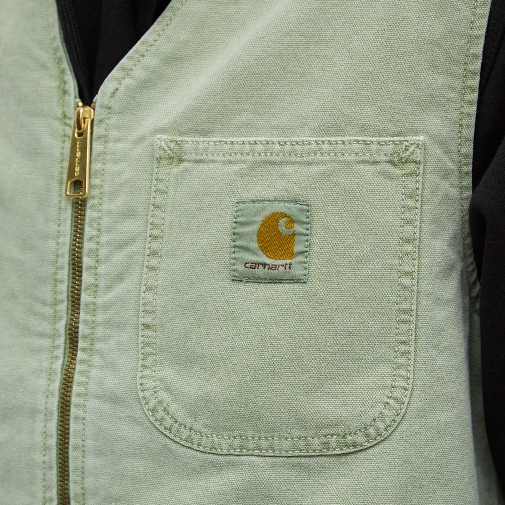 Carhartt WIP Mens Arbor Vest Pale Spearmint - Image 2