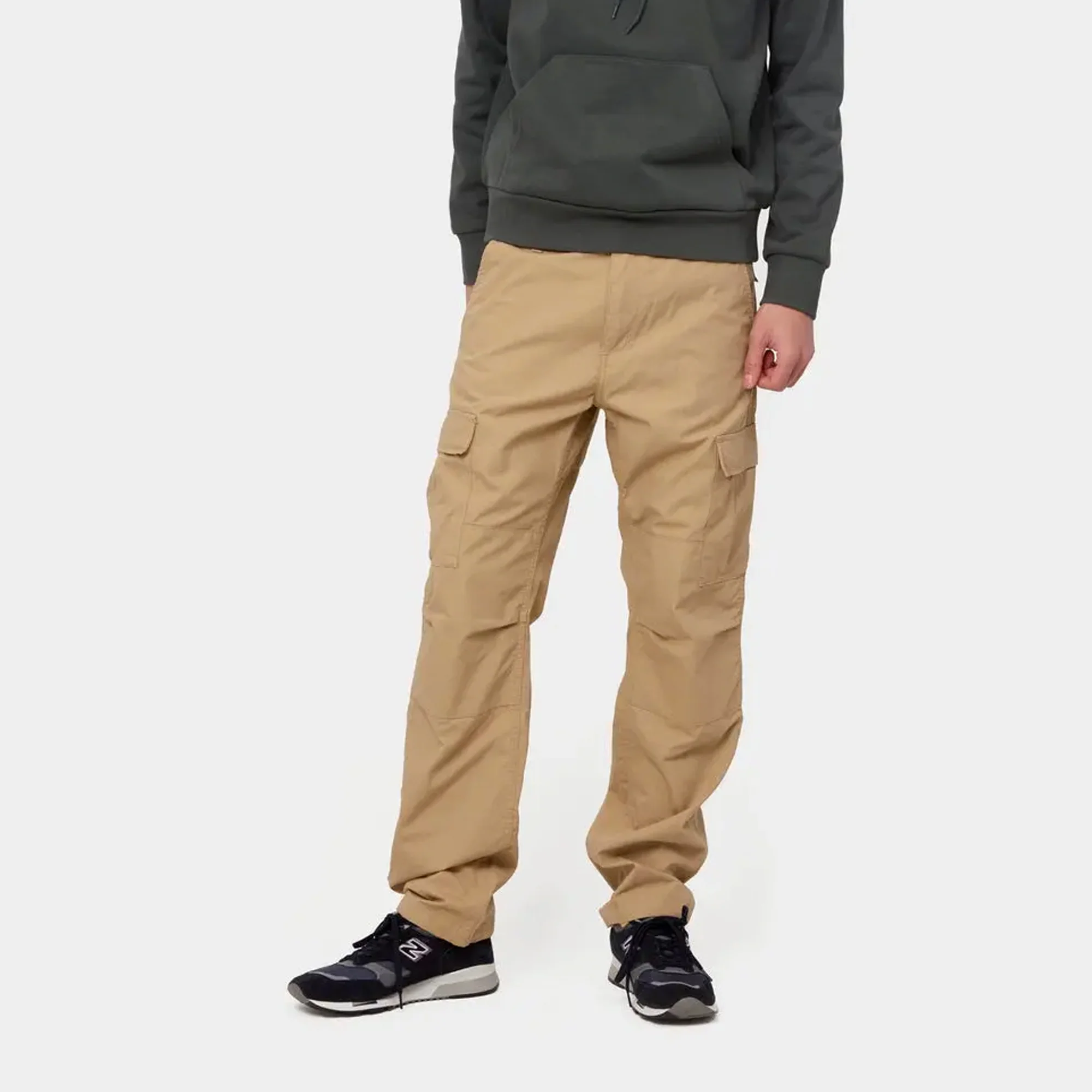 Carhartt WIP Mens Aviation Pants Dusty Brown - Image 3