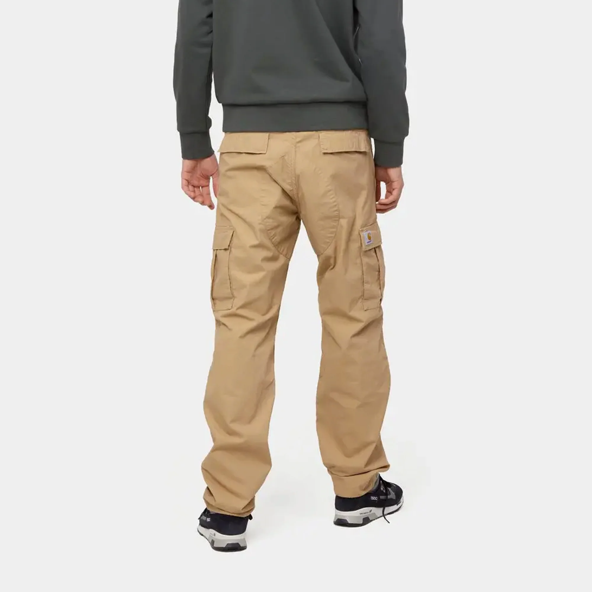 Carhartt WIP Mens Aviation Pants Dusty Brown - Image 4