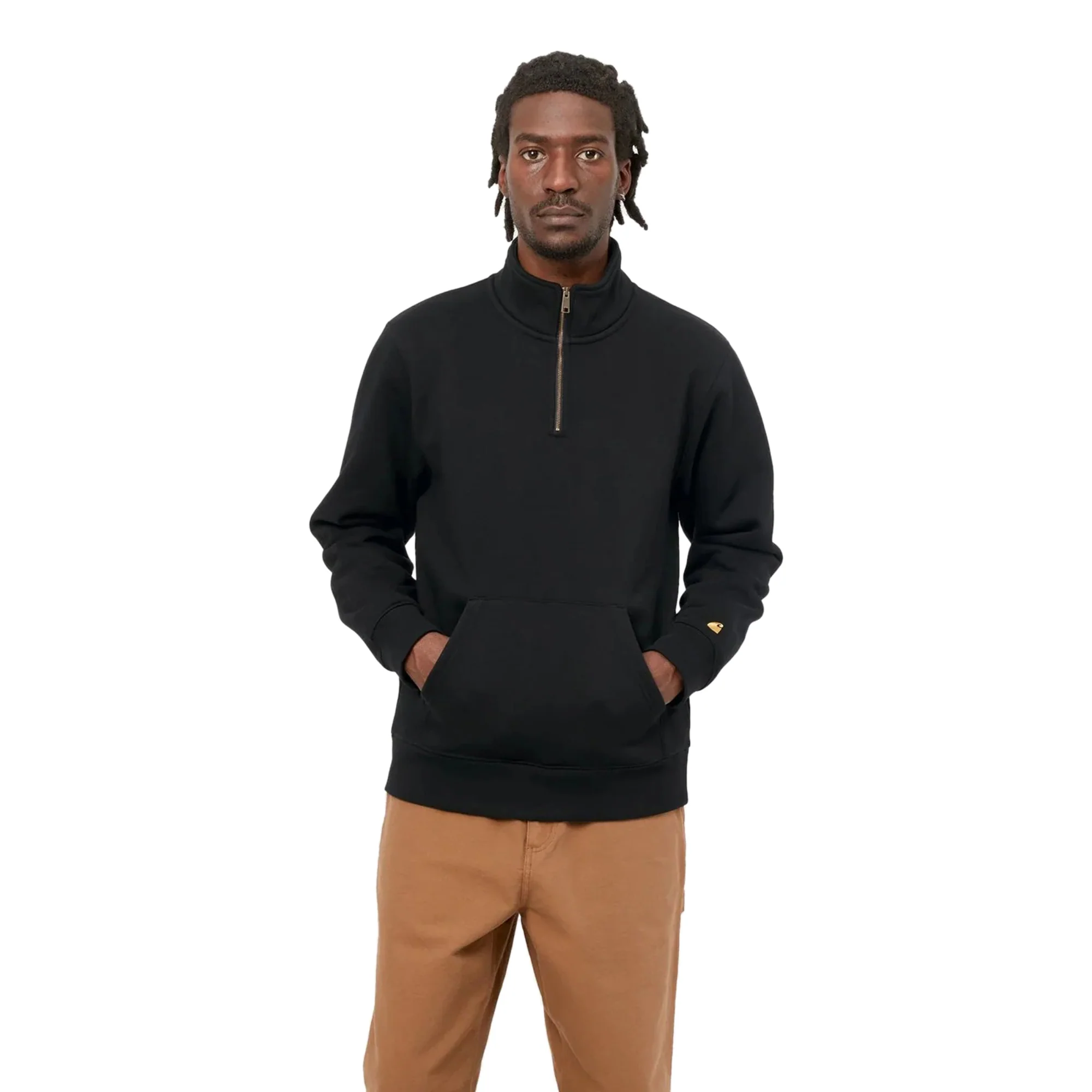 Carhartt WIP Mens Chase Neck Zip Sweatshirt - Image 3