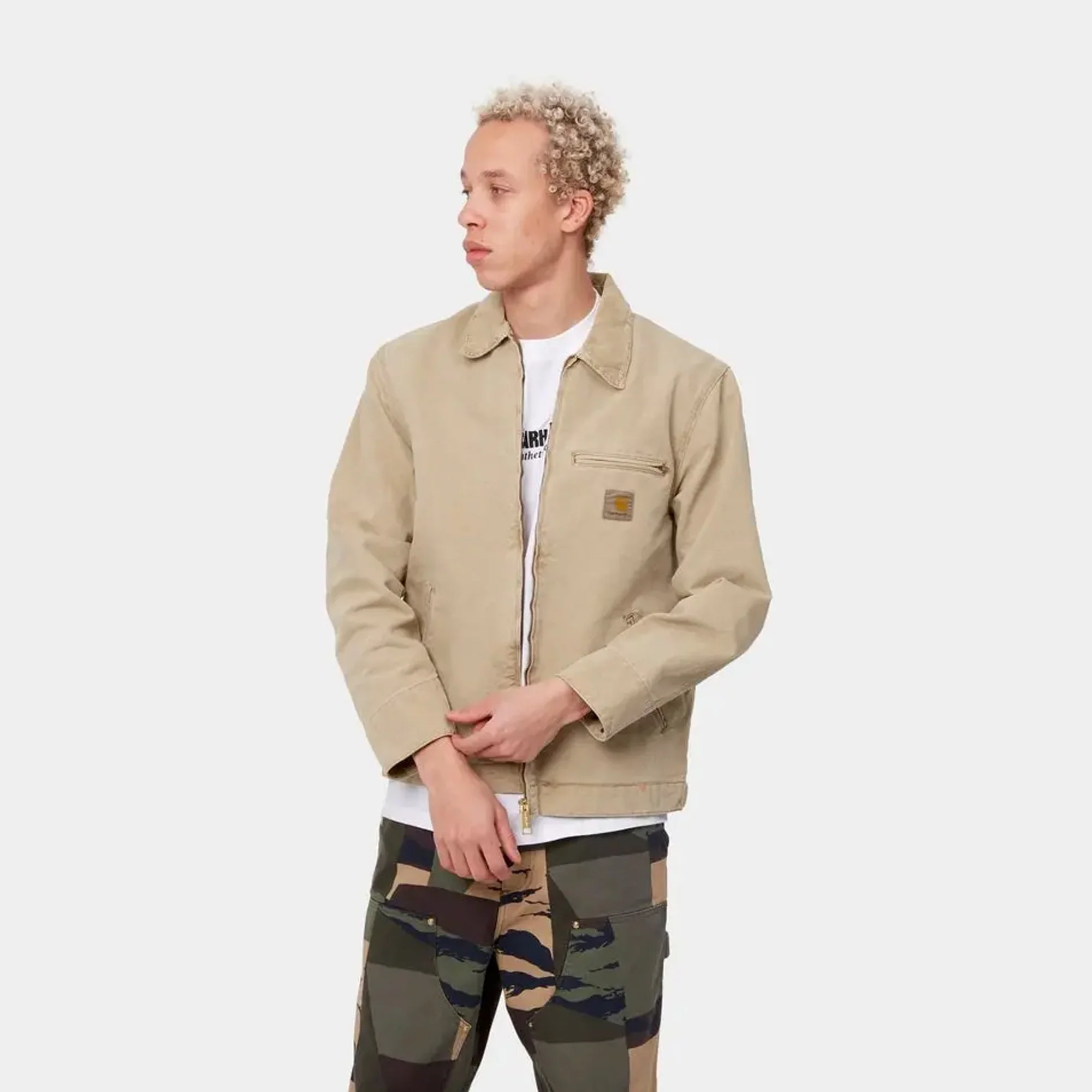 Carhartt WIP Mens Detroit Jacket Dusty Brown - Image 3