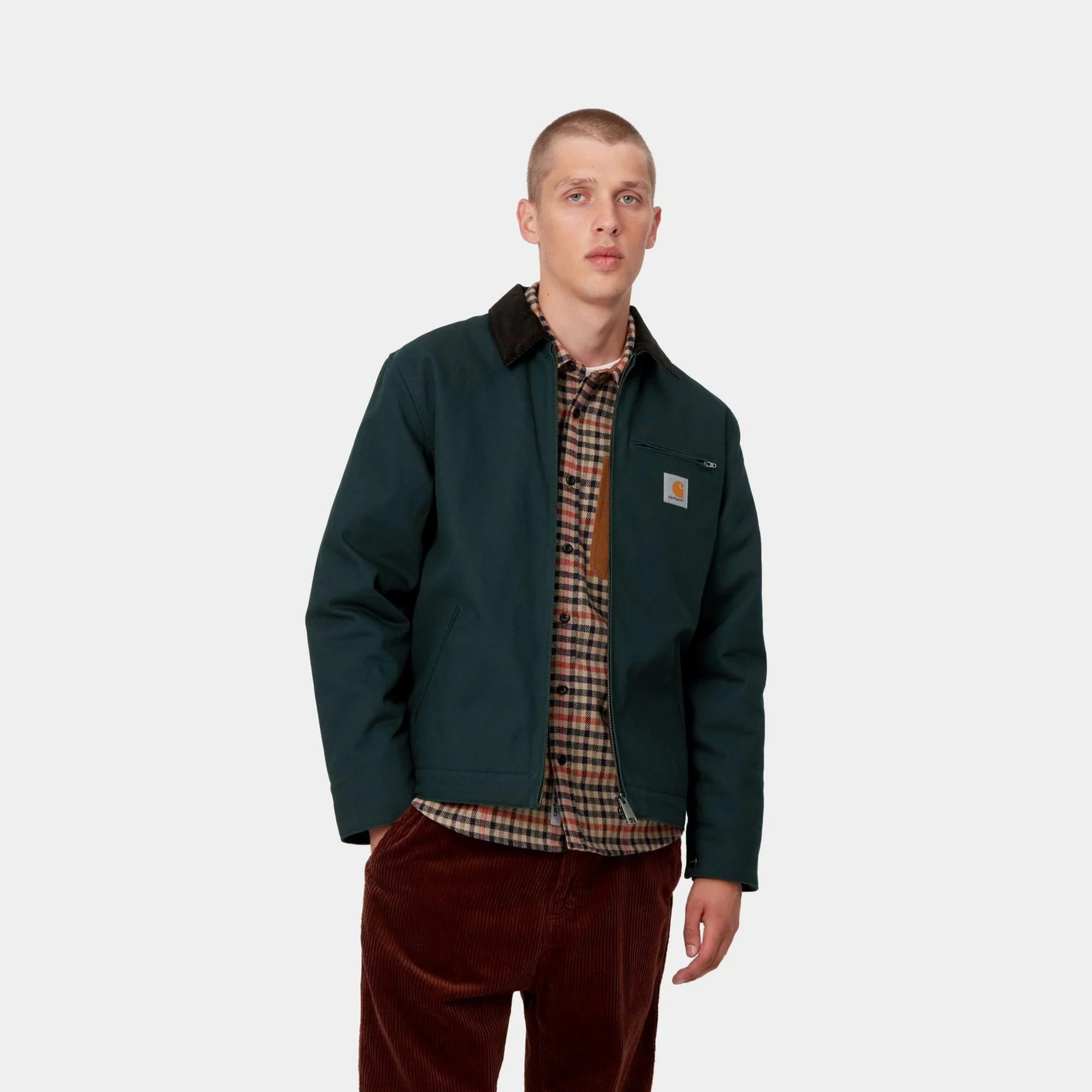 Carhartt WIP Mens Detroit Jacket Rigid 'Frasier' - Image 2