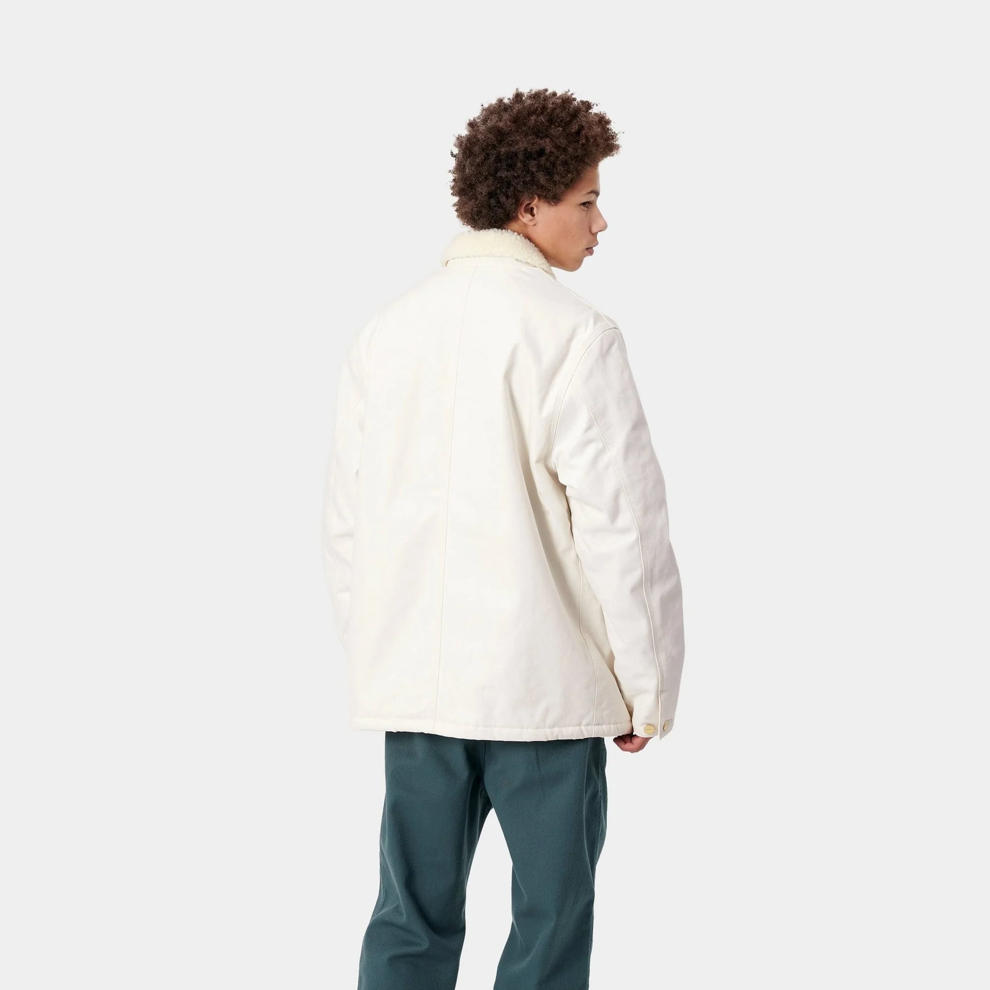 Carhartt WIP Fairmount Coat in Wax - Image 4