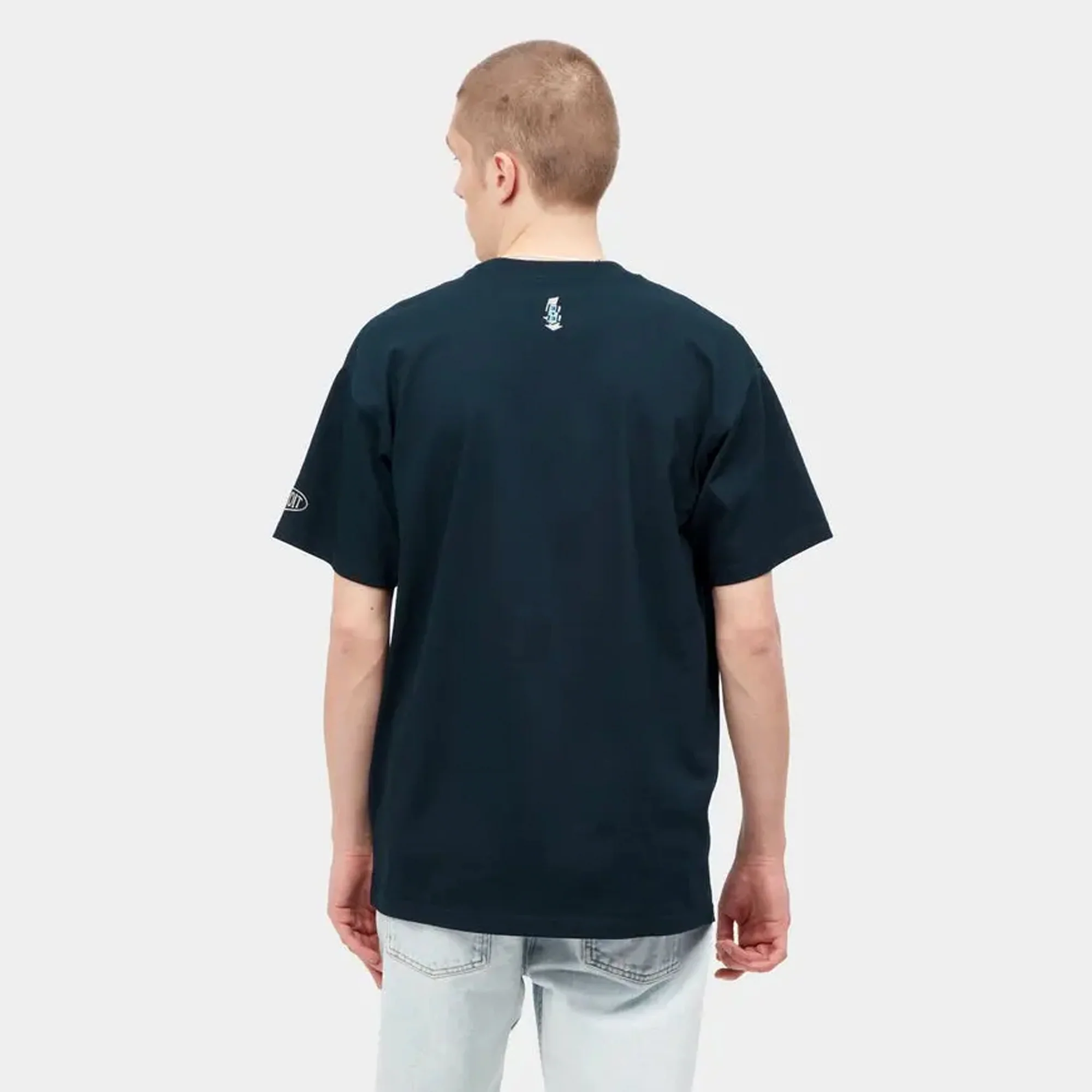 Carhartt WIP Mens Geo Script SS Tee Mizar - Image 4