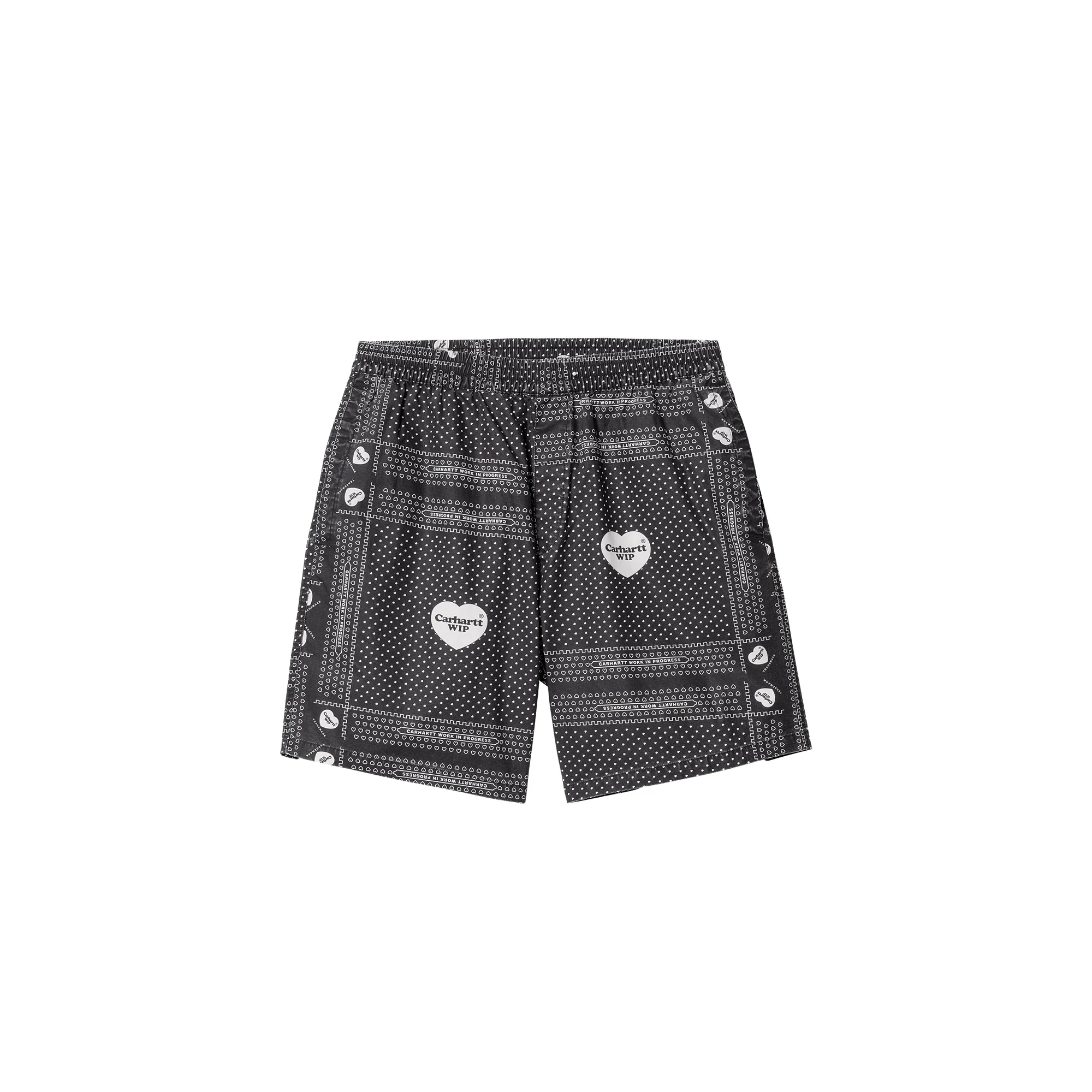 Carhartt WIP Mens Heart Bandana Shorts