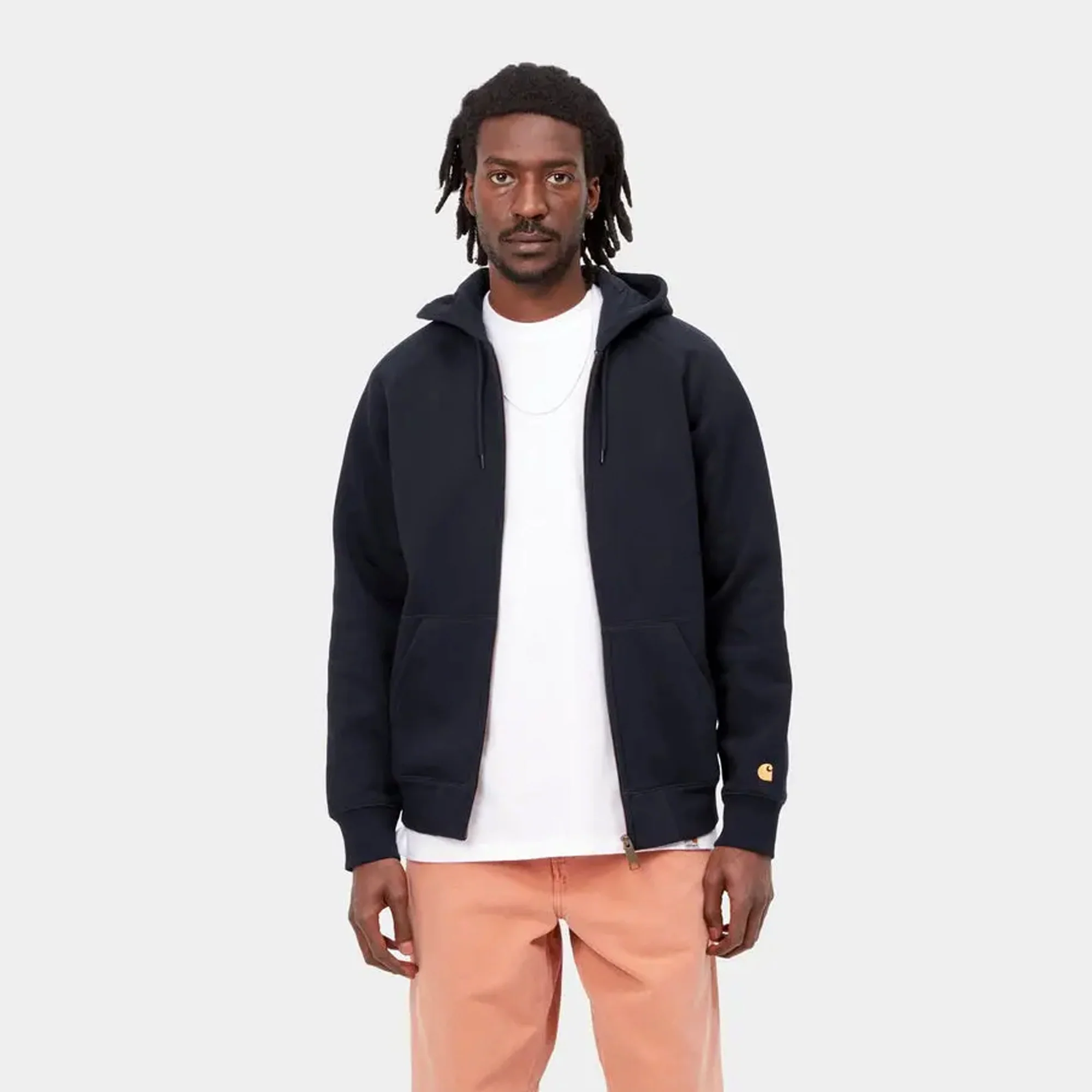 Carhartt WIP Mens Chase Jacket Dark Navy - Image 3