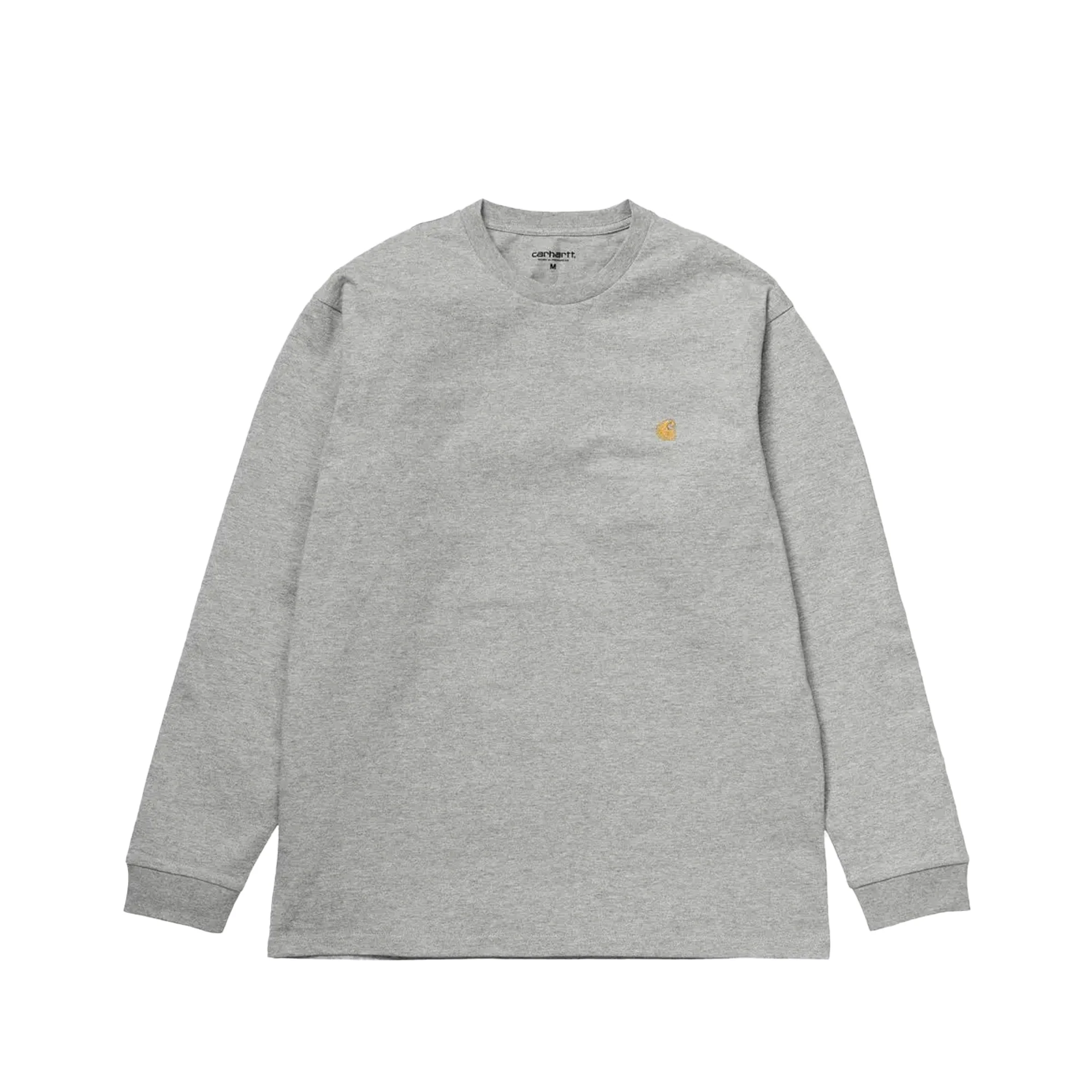 Carhartt WIP Mens L/S Chase Tshirt 'Grey Heather'