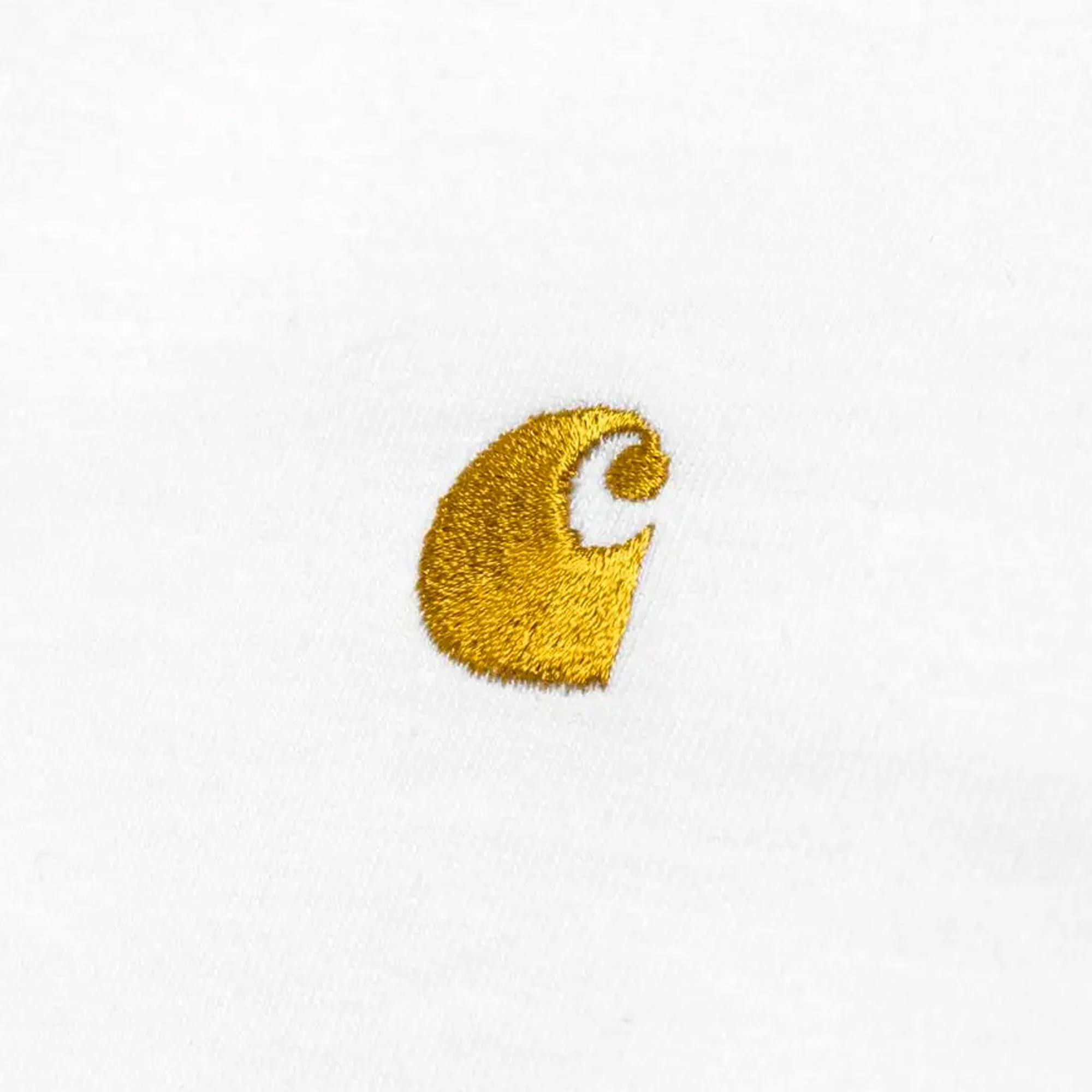 Carhartt WIP Mens L/S Chase Tshirt 'White' - Image 3