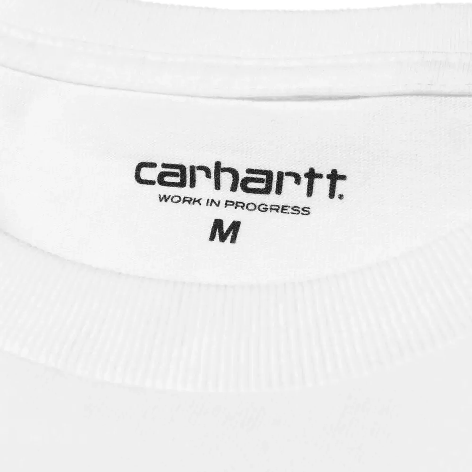 Carhartt WIP Mens L/S Chase Tshirt 'White' - Image 4