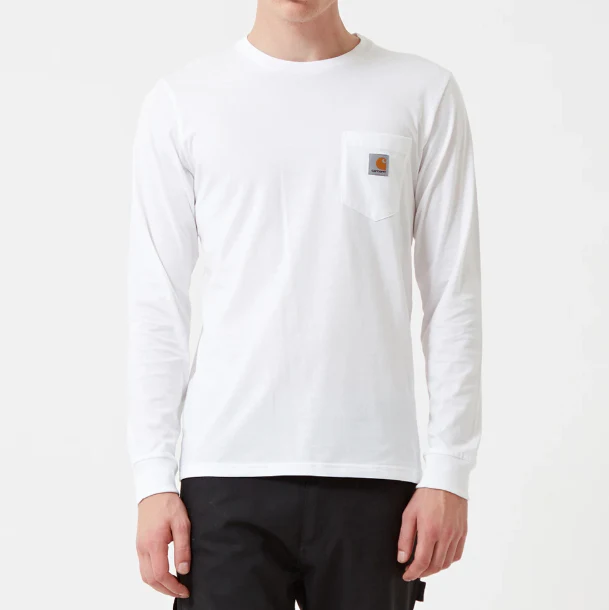 Carhartt WIP Mens Long sleeve Pocket Tee - Image 3