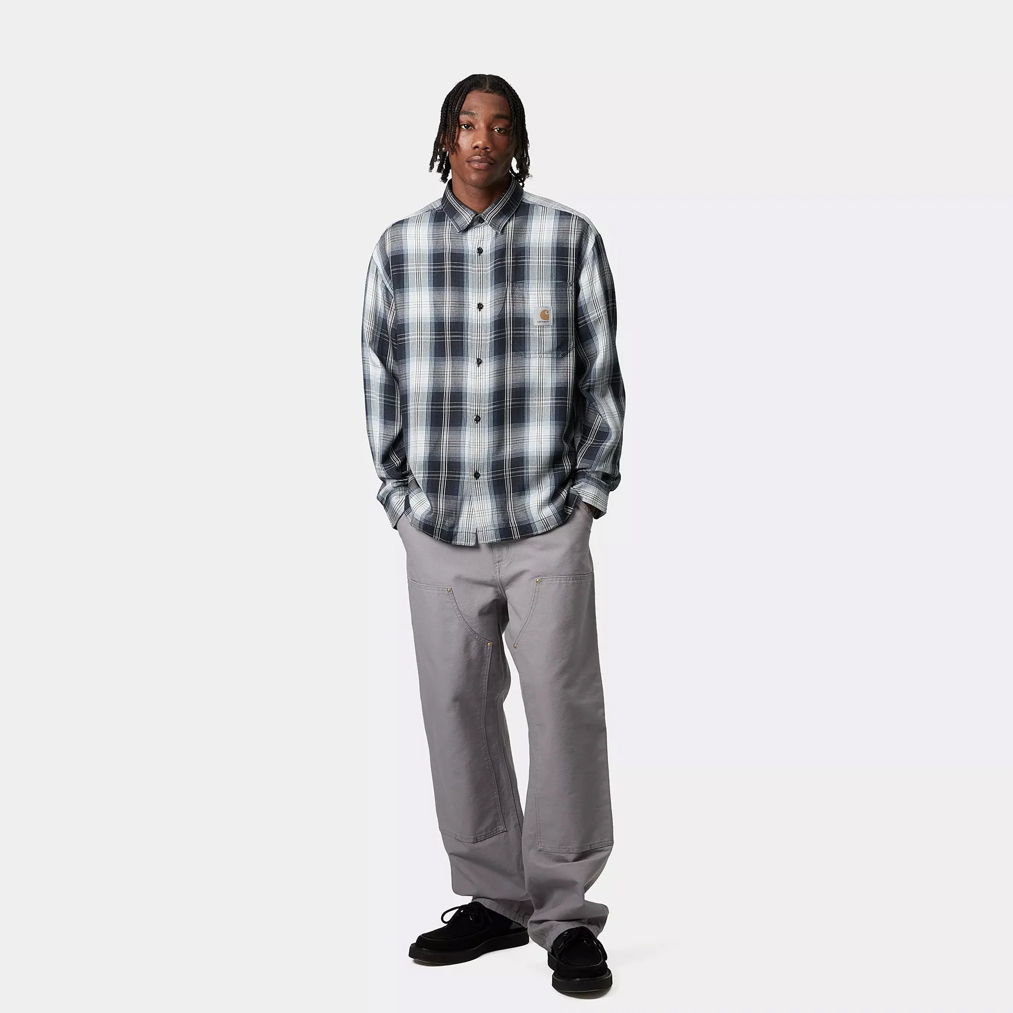 Carhartt WIP Mens Longsleeve Blanton Shirt - Image 4