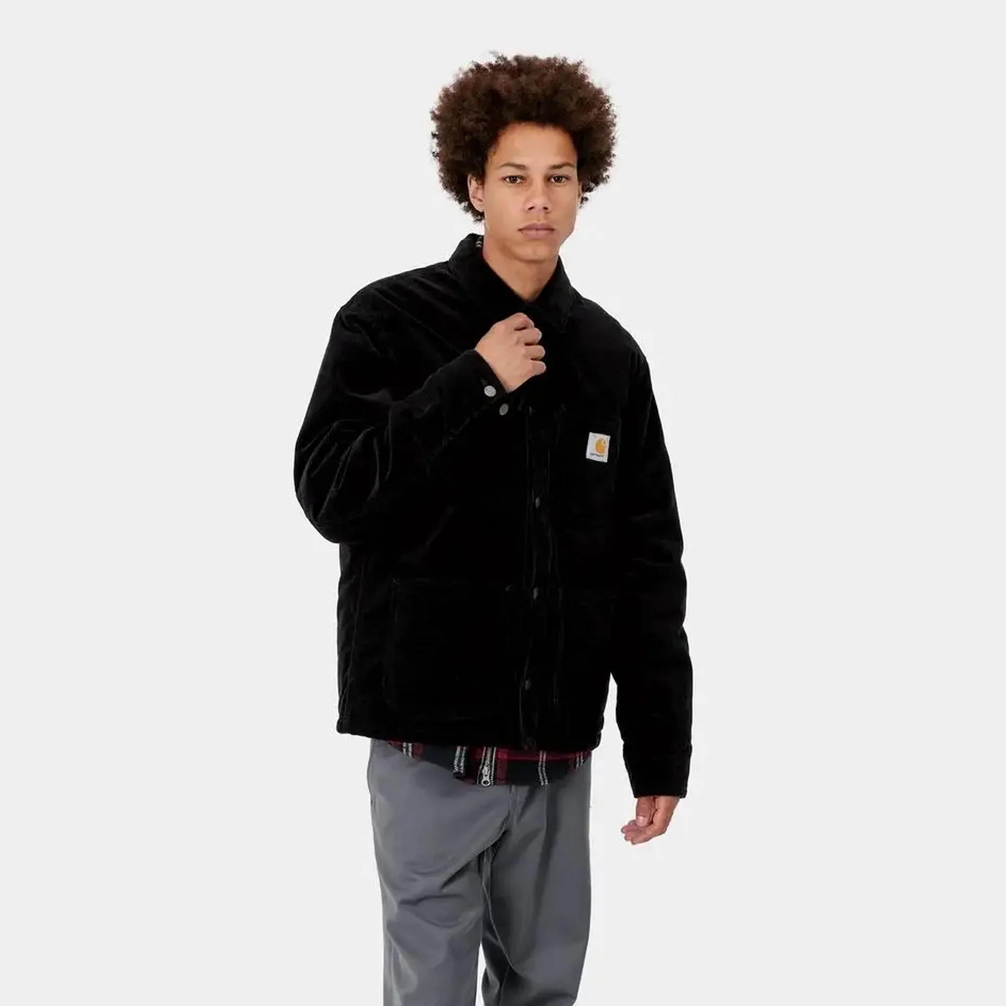 Carhartt WIP Mens Michigan Coat 'Black' - Image 2