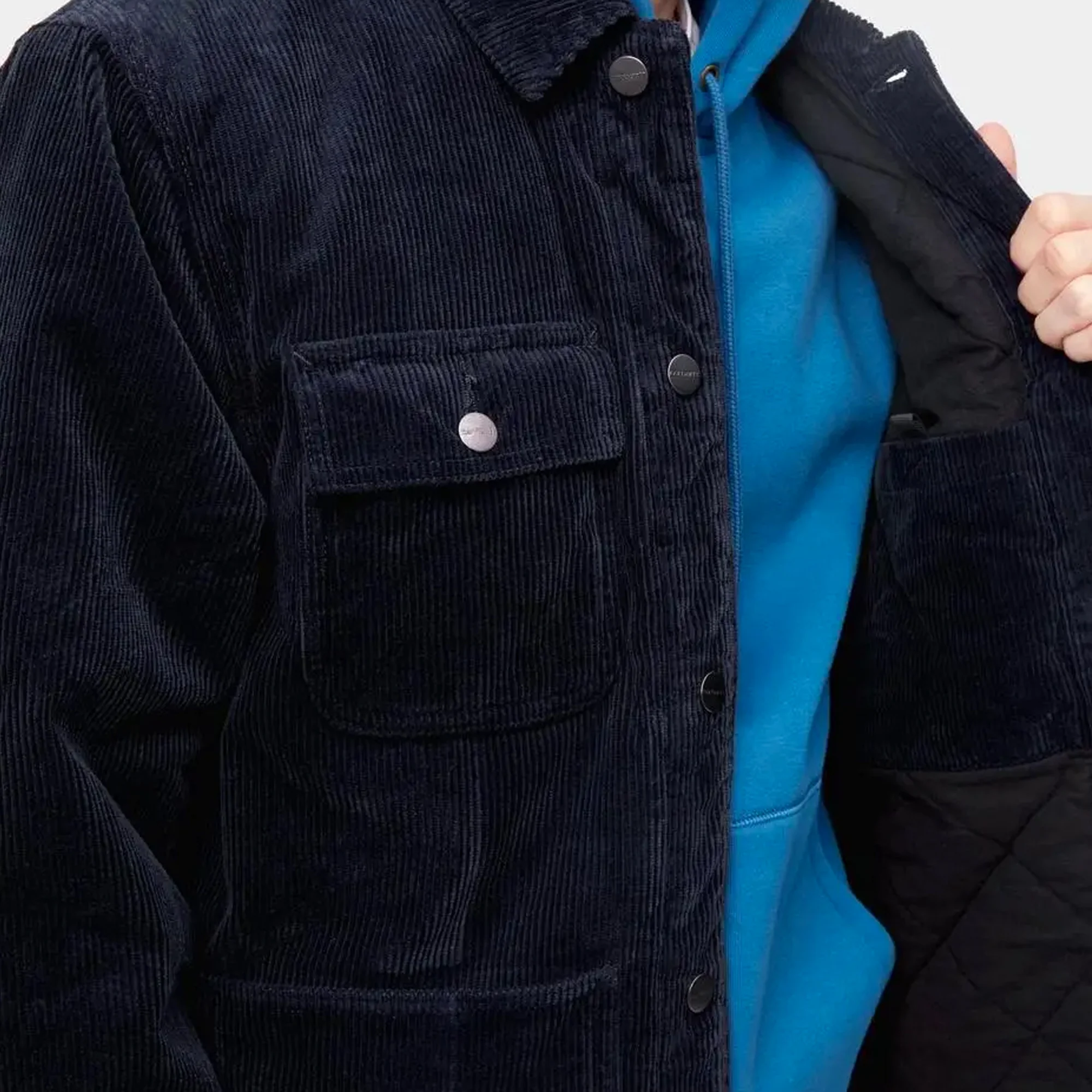 Carhartt WIP Mens Michigan Coat 'Dark Navy' - Image 4
