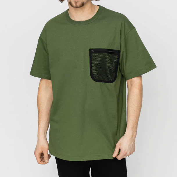 Carhartt WIP Mens Military Mesh Pocket Tee - Image 4