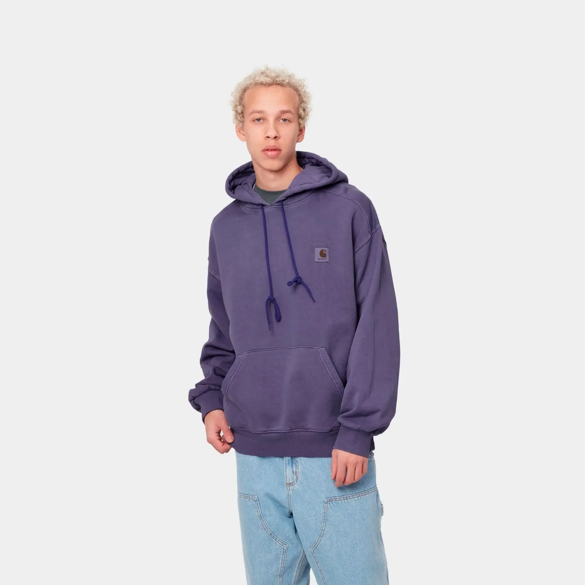 Carhartt WIP Mens Nelson Hoodie Razzmic - Image 2