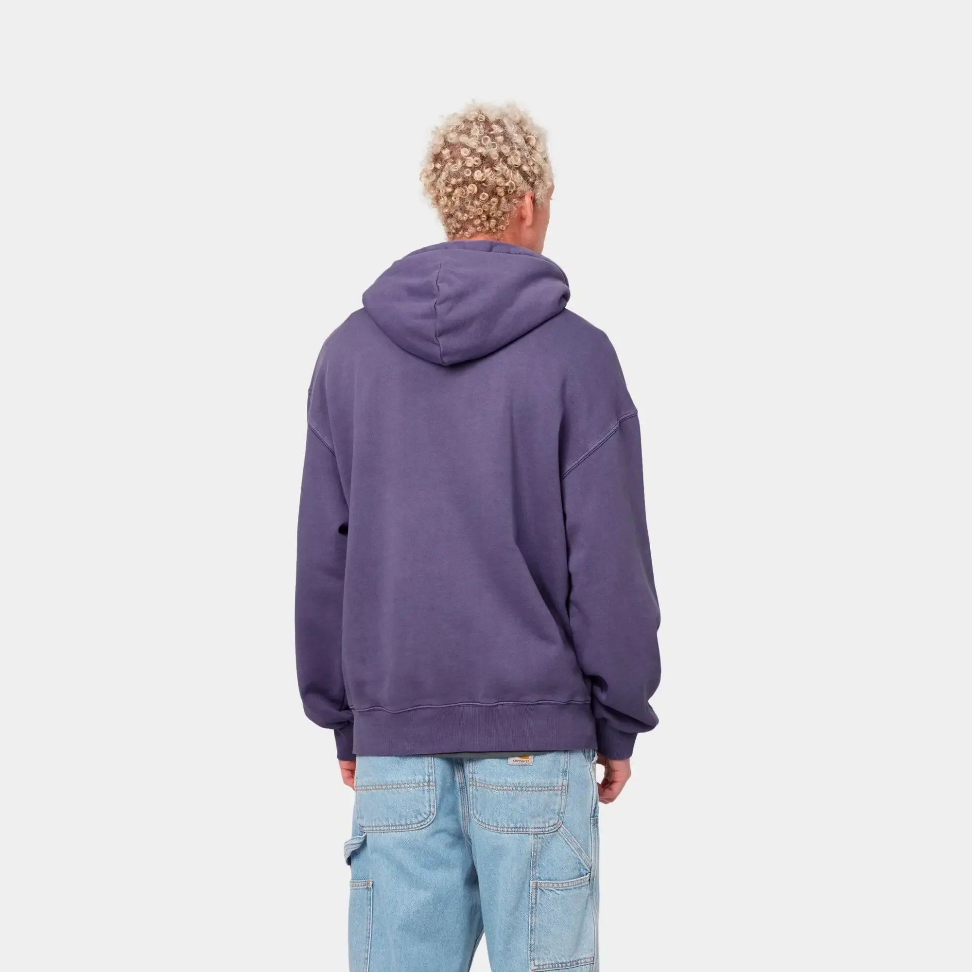 Carhartt WIP Mens Nelson Hoodie Razzmic - Image 3
