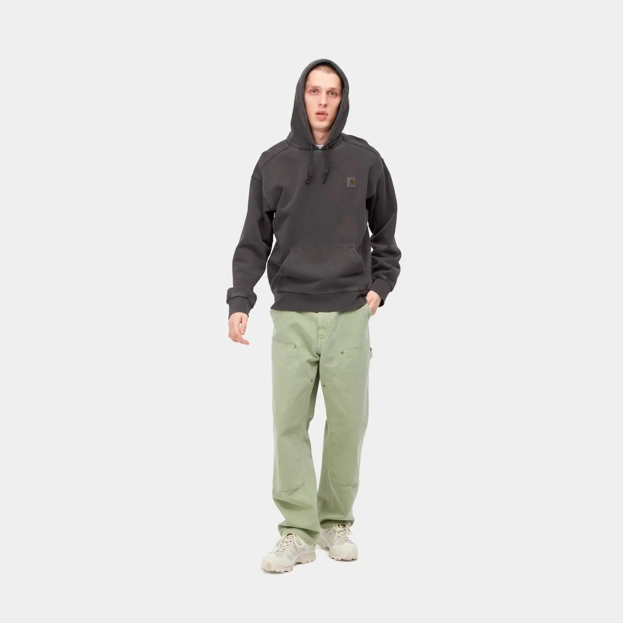 Carhartt WIP Mens Nelson Hoodie Black - Image 4