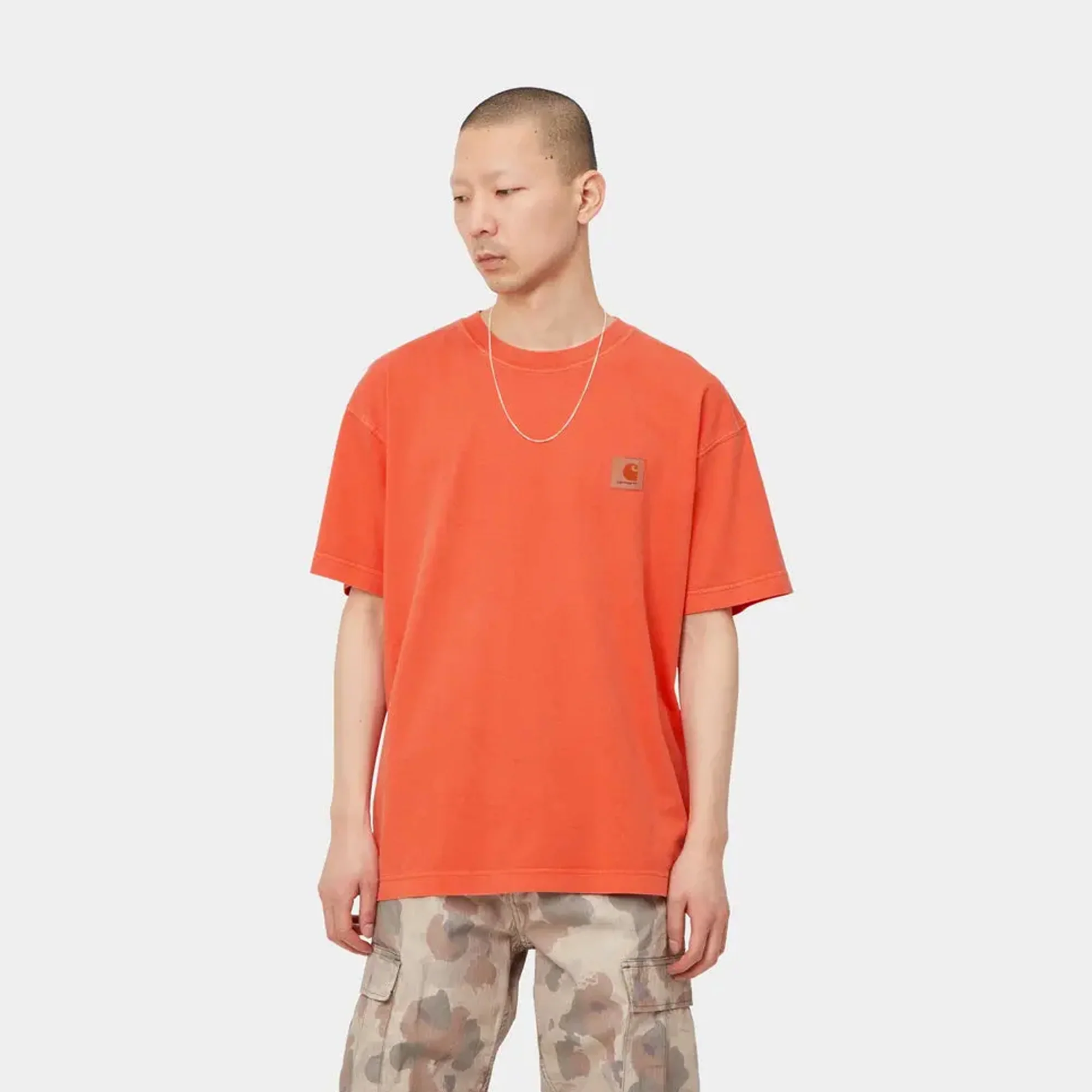 Carhartt WIP Mens Nelson SS Tee Elba - Image 3