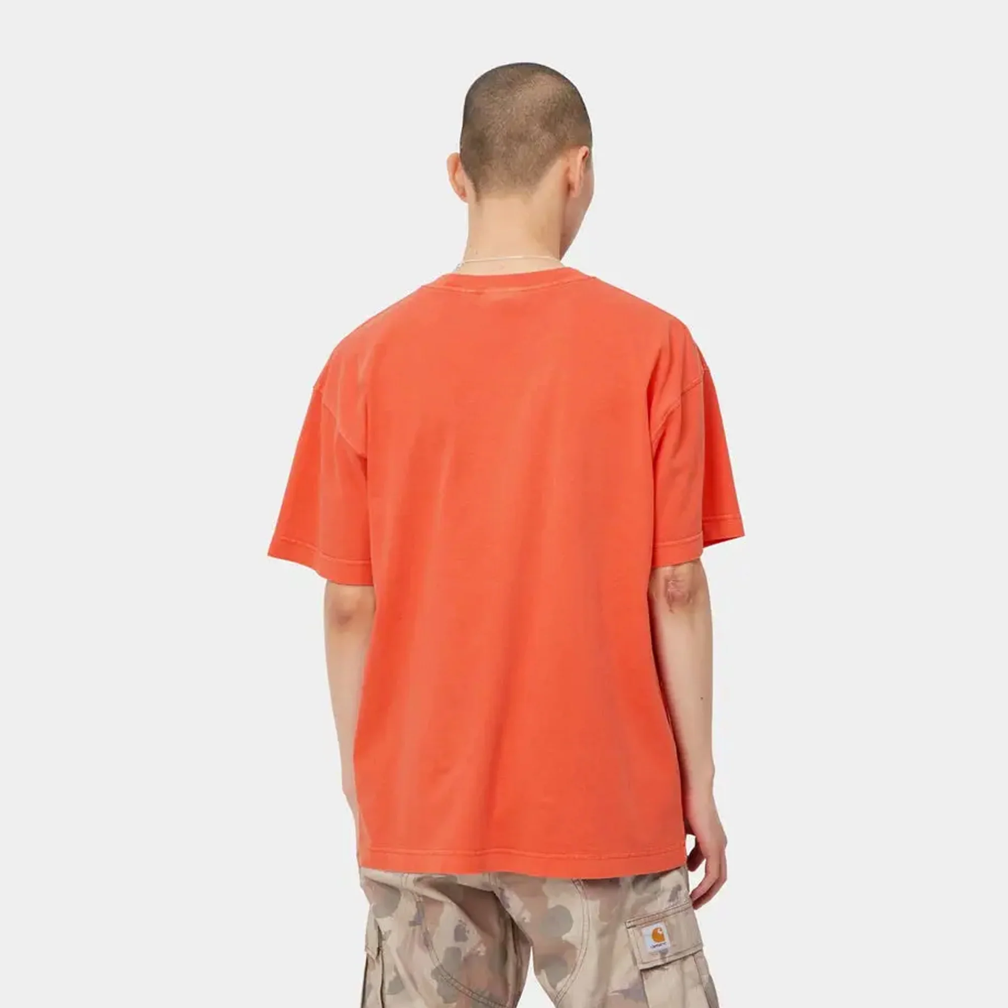 Carhartt WIP Mens Nelson SS Tee Elba - Image 4