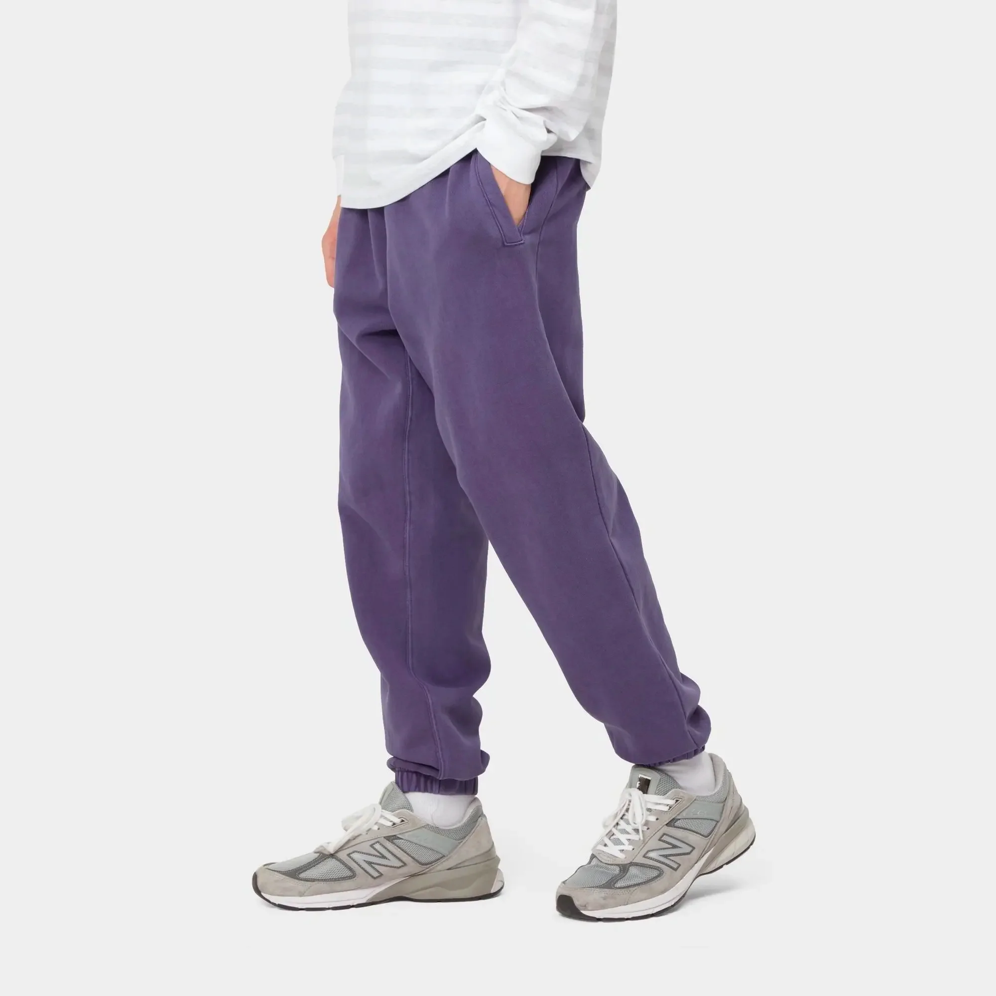 Carhartt WIP Mens Nelson Sweatpants Razzmic - Image 4