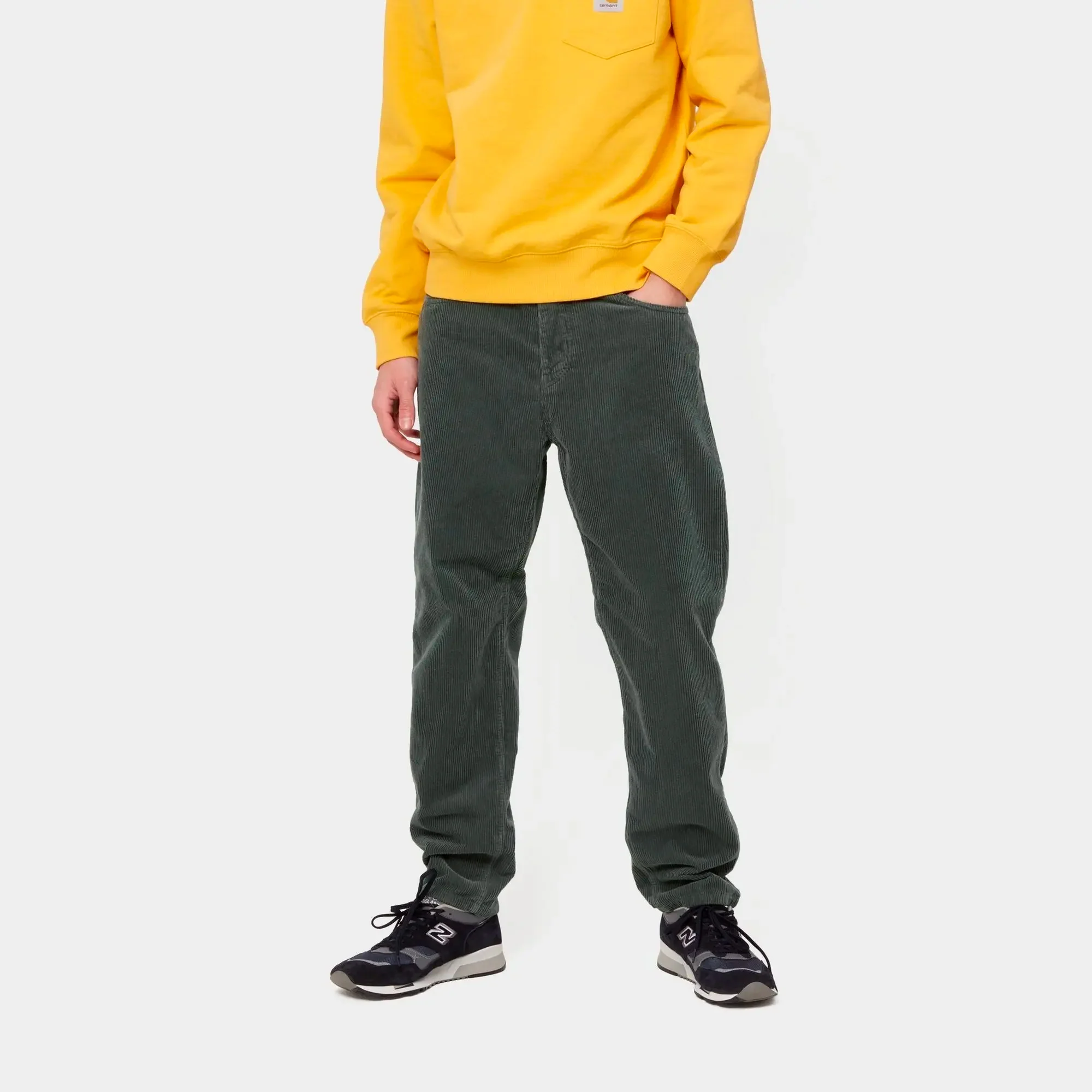 Carhartt WIP Mens Newel Pants Hemlock Green - Image 3