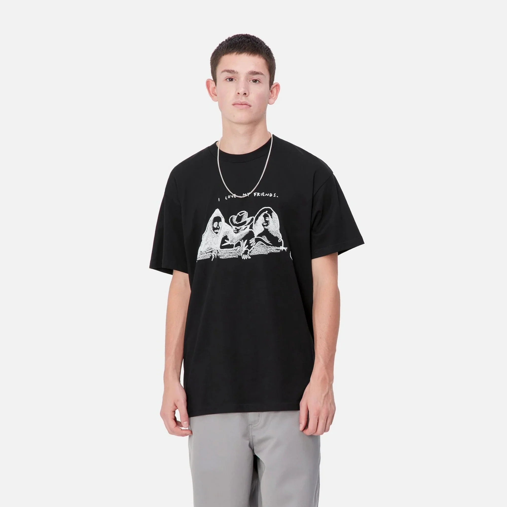 Carhartt WIP Mens Pepe Friends Tee - Image 2