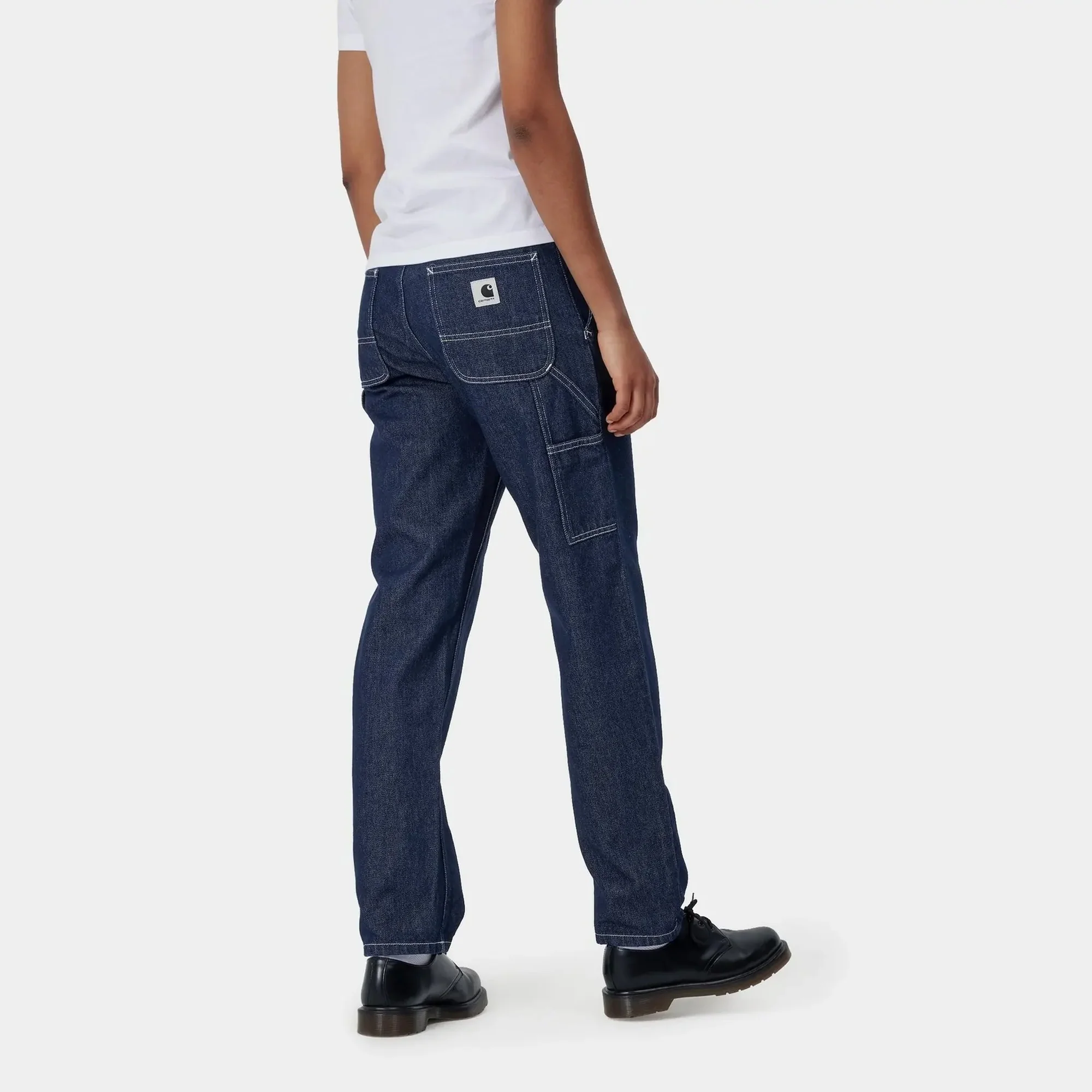 Carhartt Womens Pierce Pants 'Maverick Blue Denim' - Image 4
