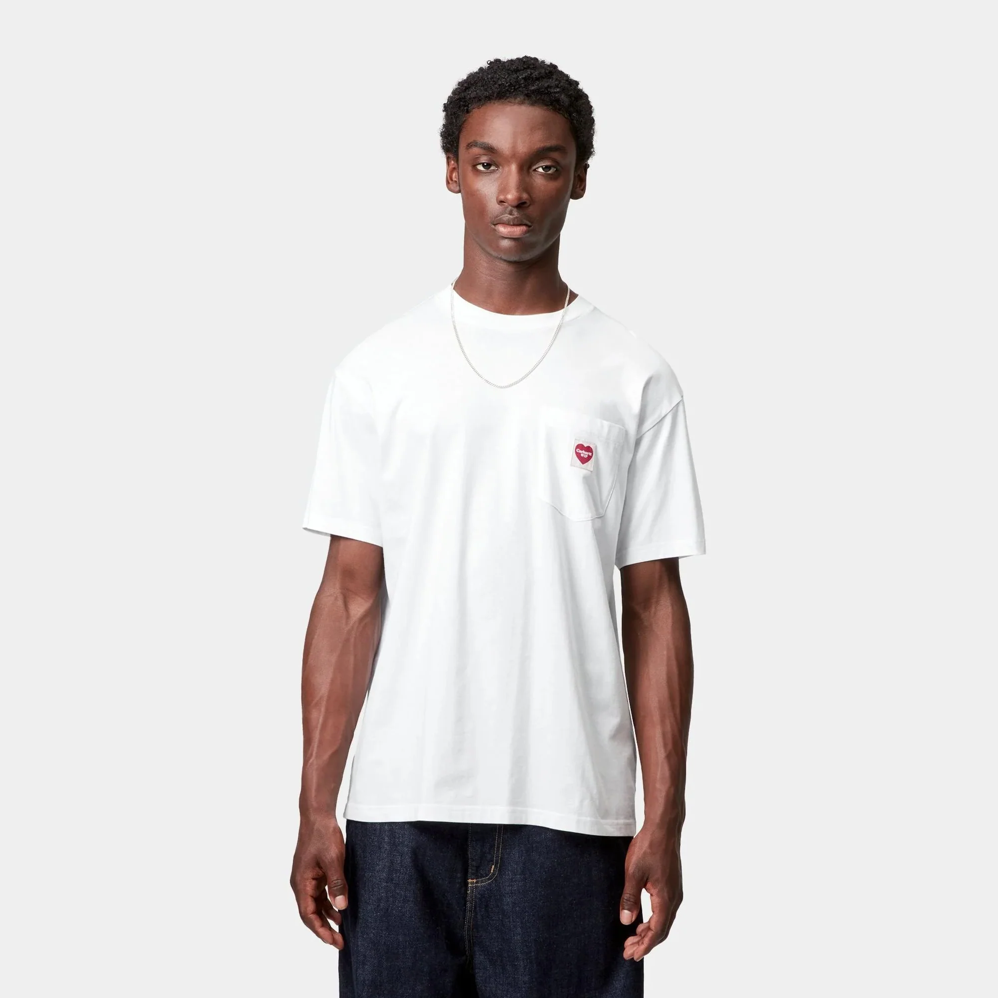 Carhartt WIP Mens Pocket Heart Tee - Image 2