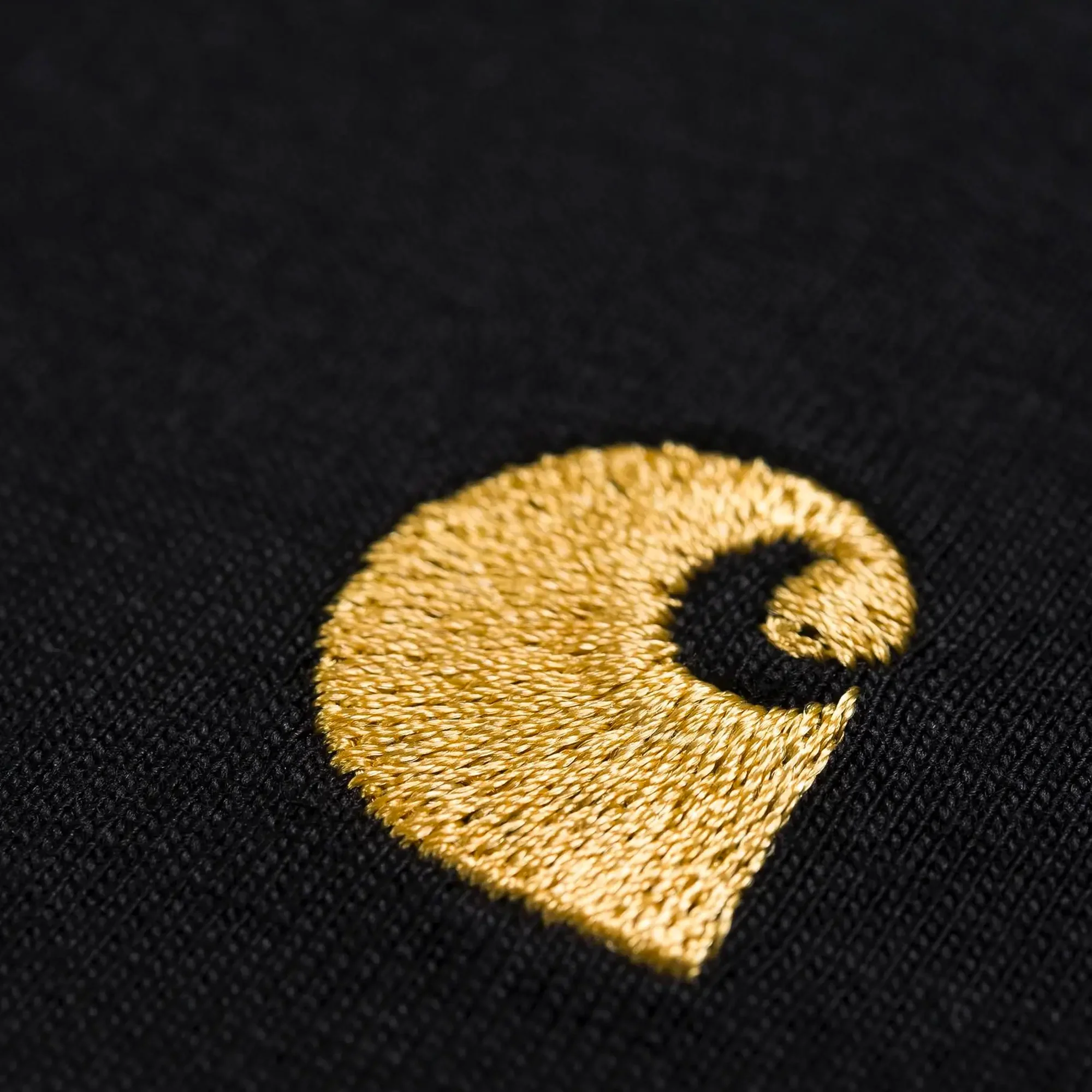Carhartt WIP Mens S/S Chase Tshirt 'Black' - Image 3