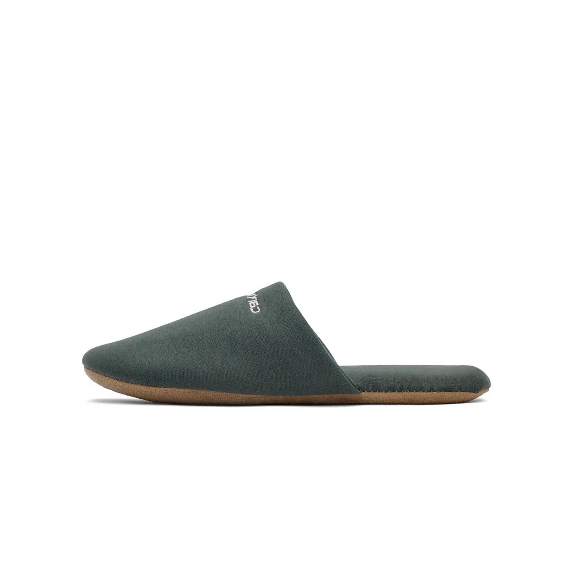Carhartt WIP Mens Script Embroidery Slippers Hemlock Green