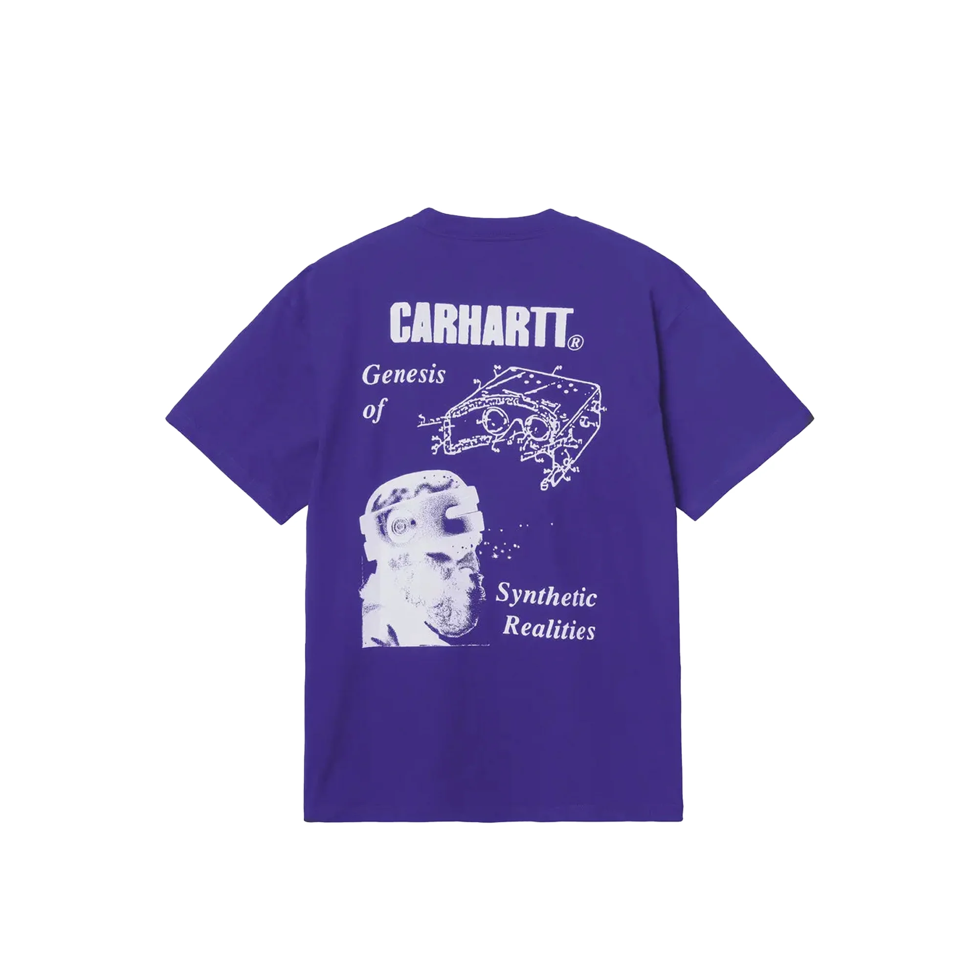 Carhartt WIP Mens Synthetic Realities SS Tee Razzmic - Image 2