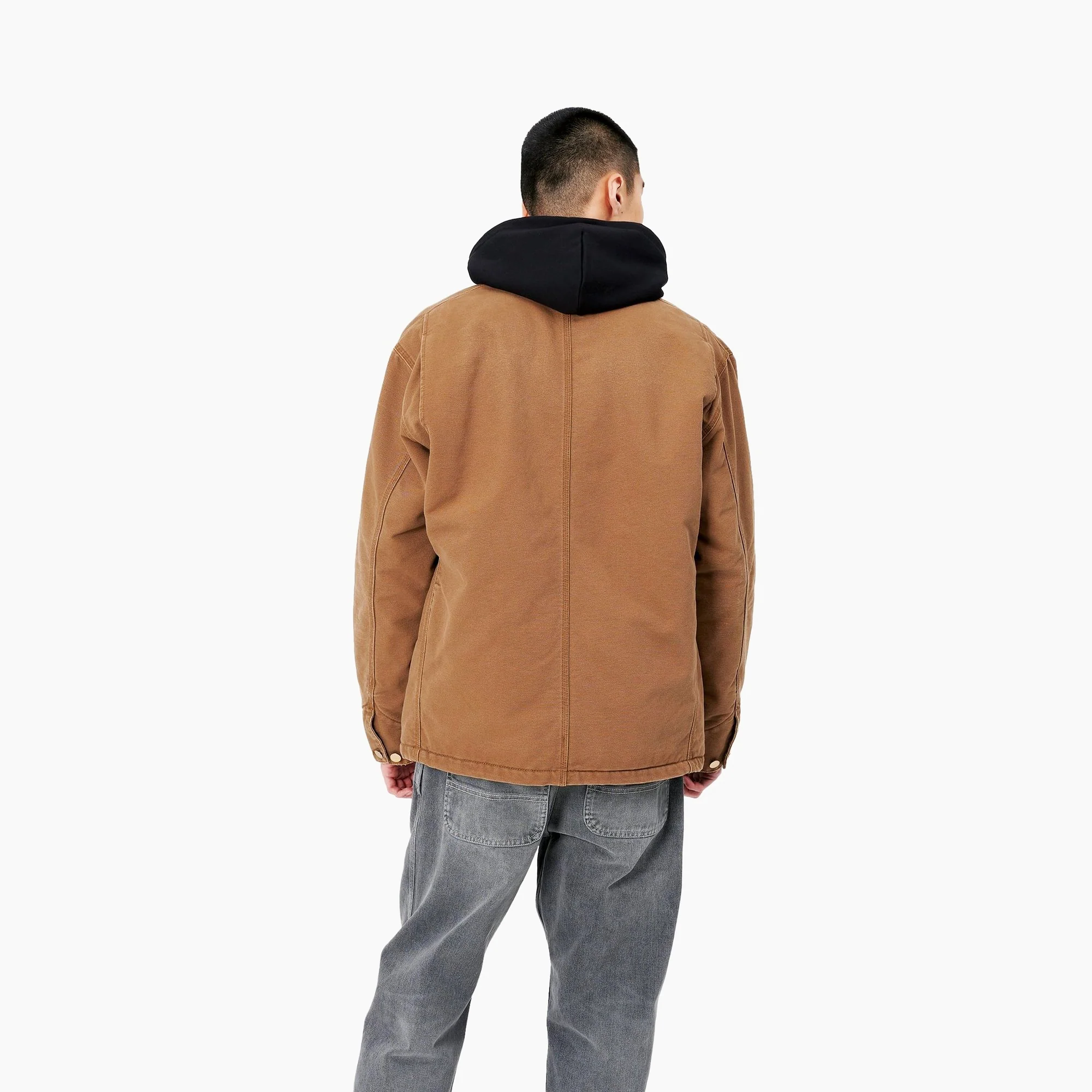 Carhartt WIP OG Chore Coat in Hamilton Brown - Image 3