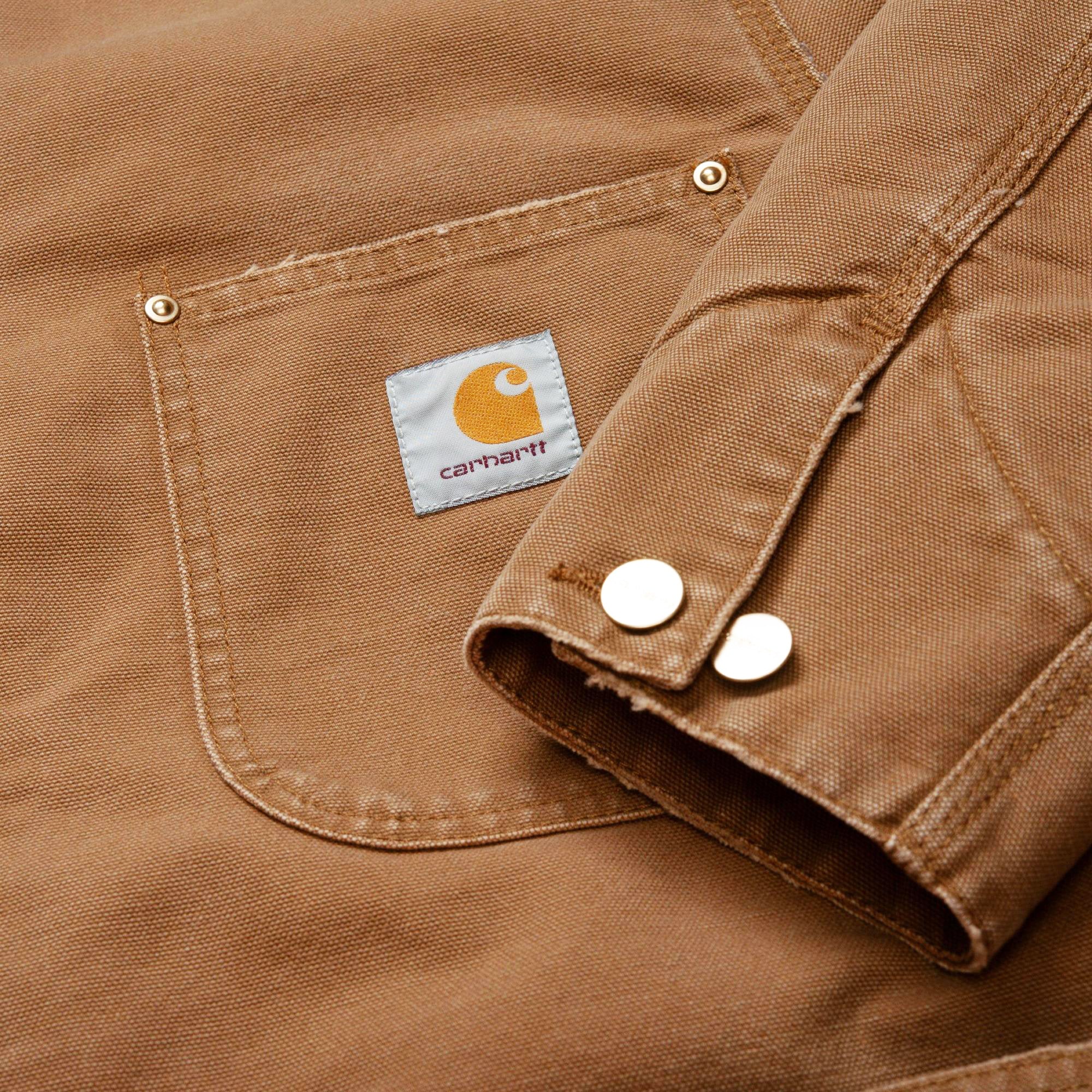 Carhartt WIP OG Chore Coat in Hamilton Brown - Image 4