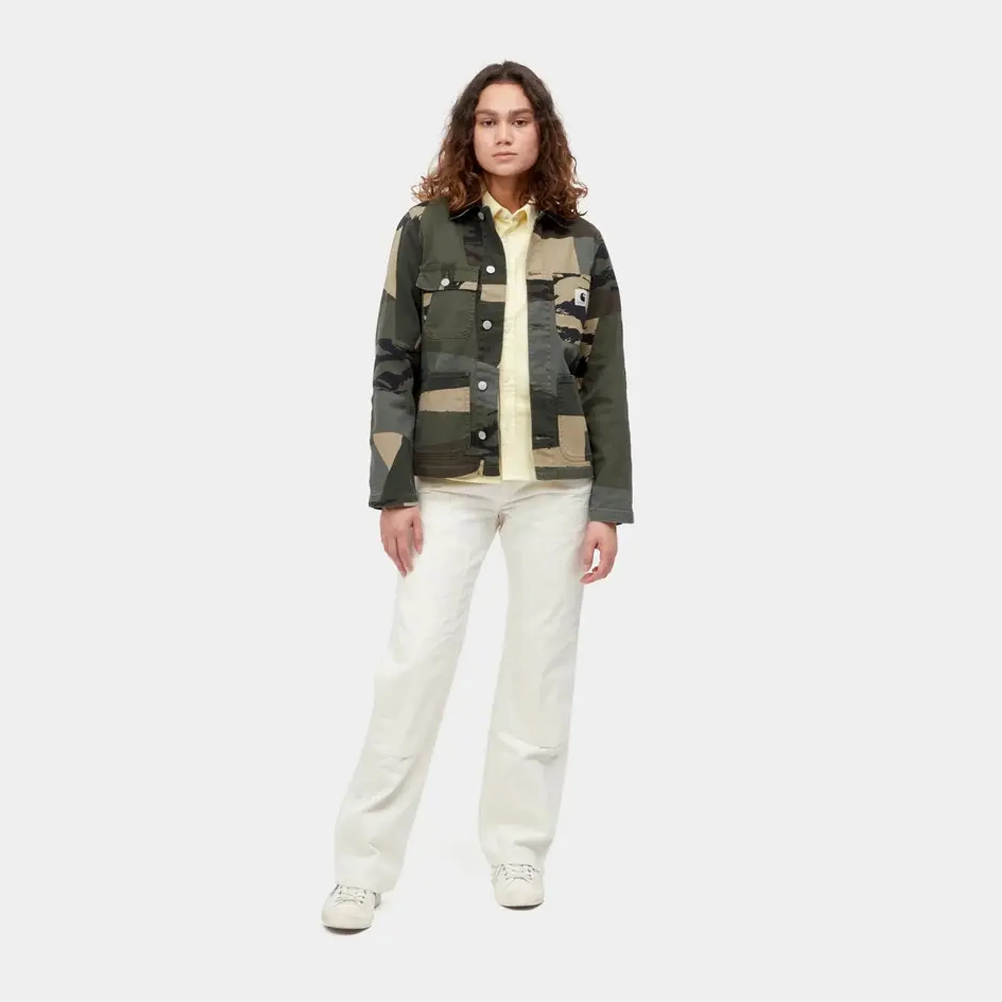 Carhartt WIP Womens Michigan Jacket Camo Mend - Image 3