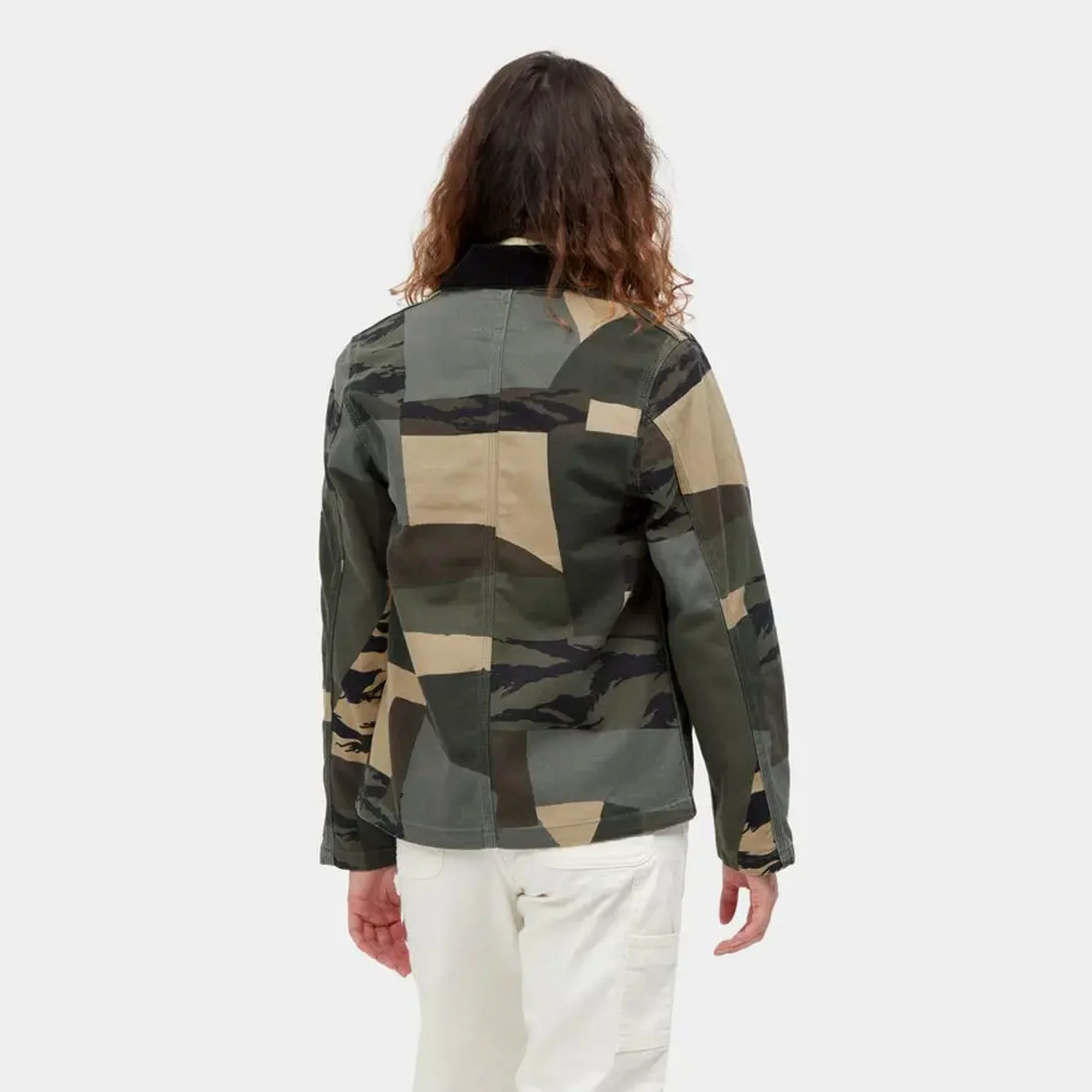 Carhartt WIP Womens Michigan Jacket Camo Mend - Image 4