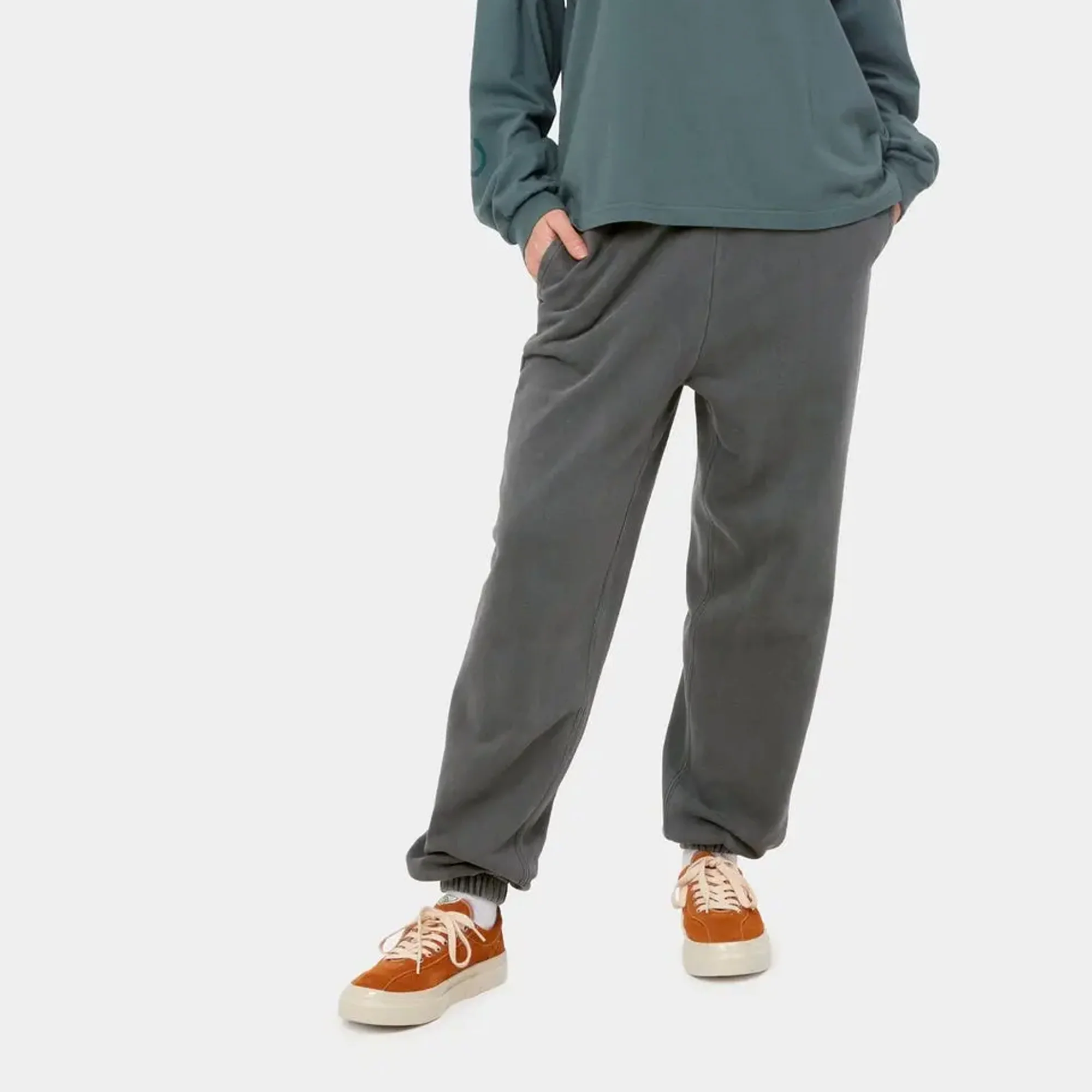 Carhartt WIP Womens Nelson Sweatpants Black - Image 3