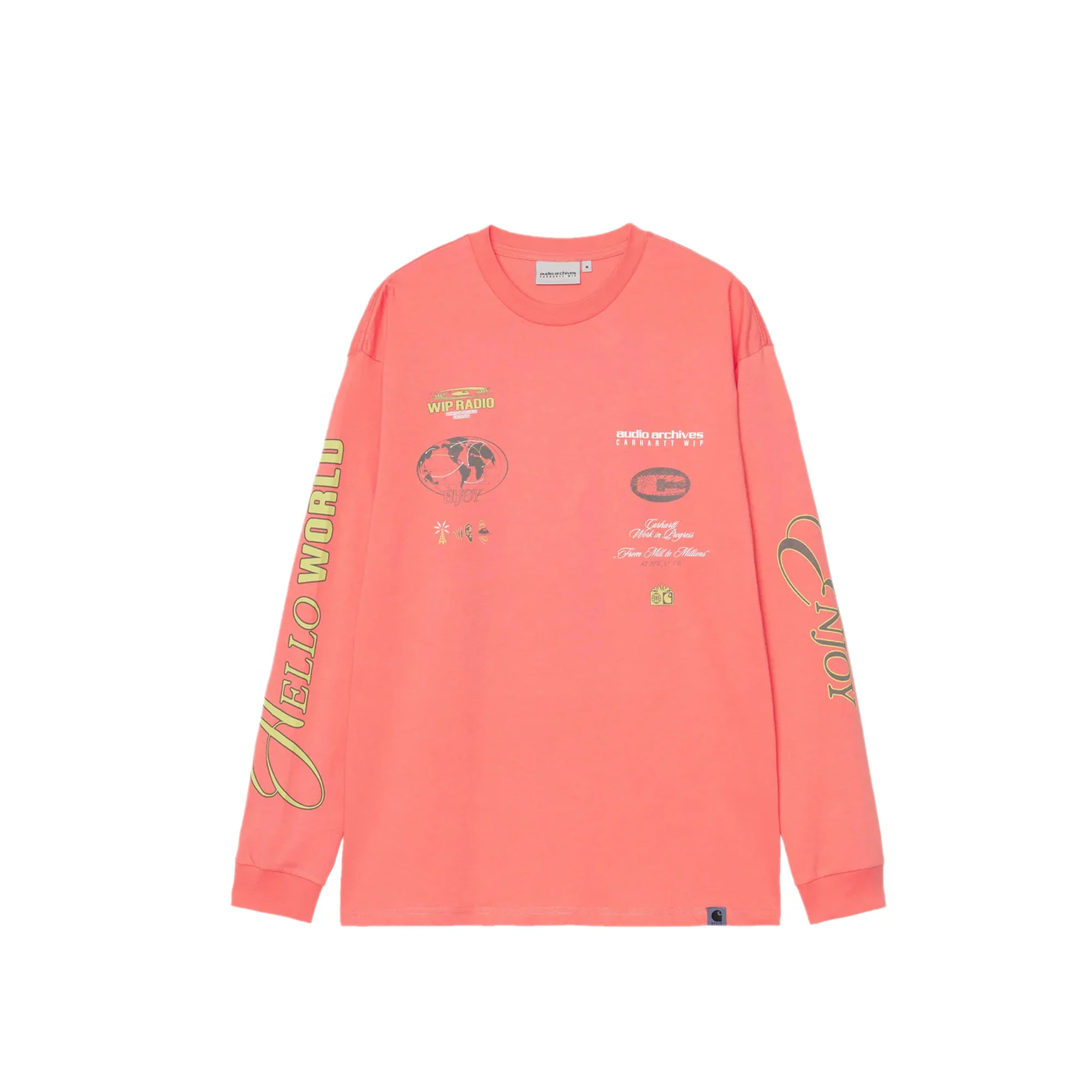 Carhartt WIP x Audio Archives Mens Longsleeve Tee