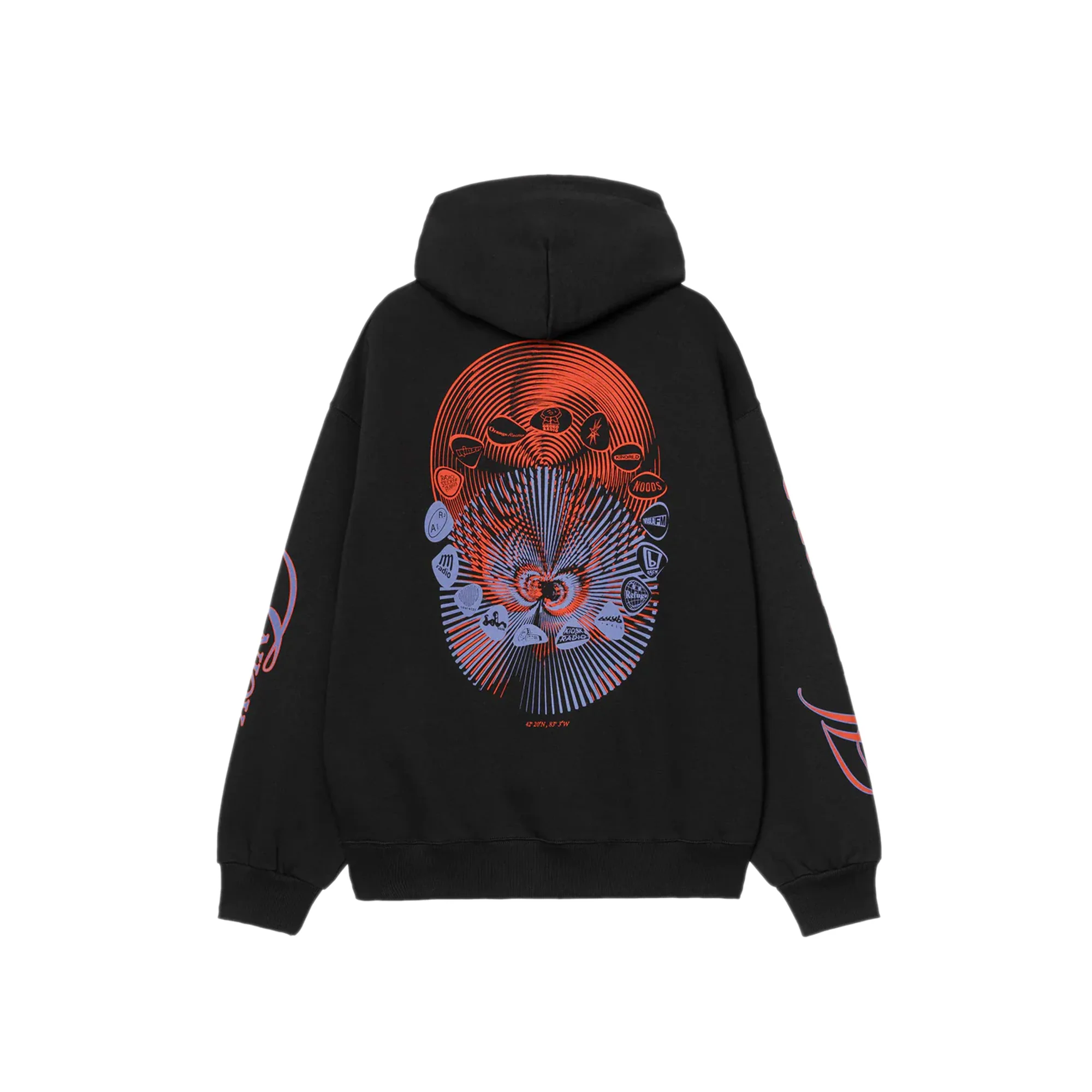 Carhartt WIP x Audio Archives Mens Hooded Sweatshirt - Image 2