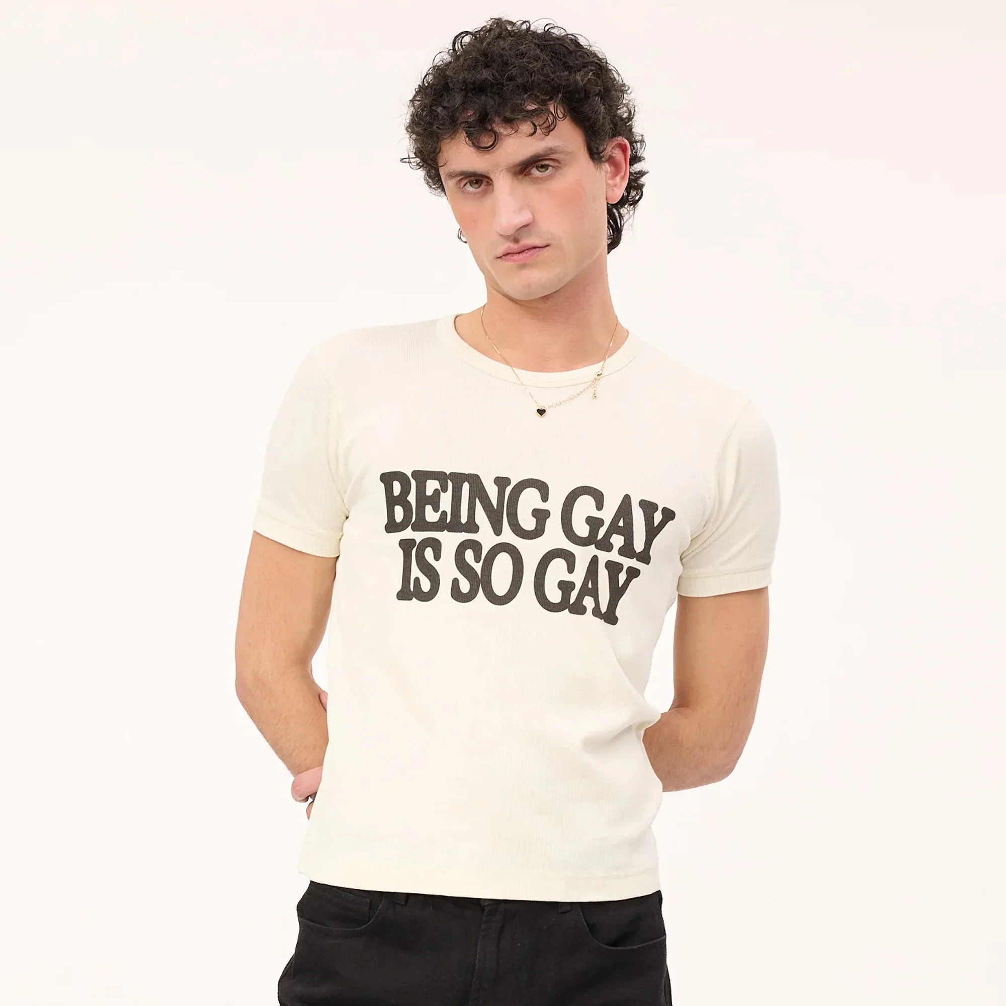 Carne Bollente Mens Being Gay is So.... Tee - Image 2