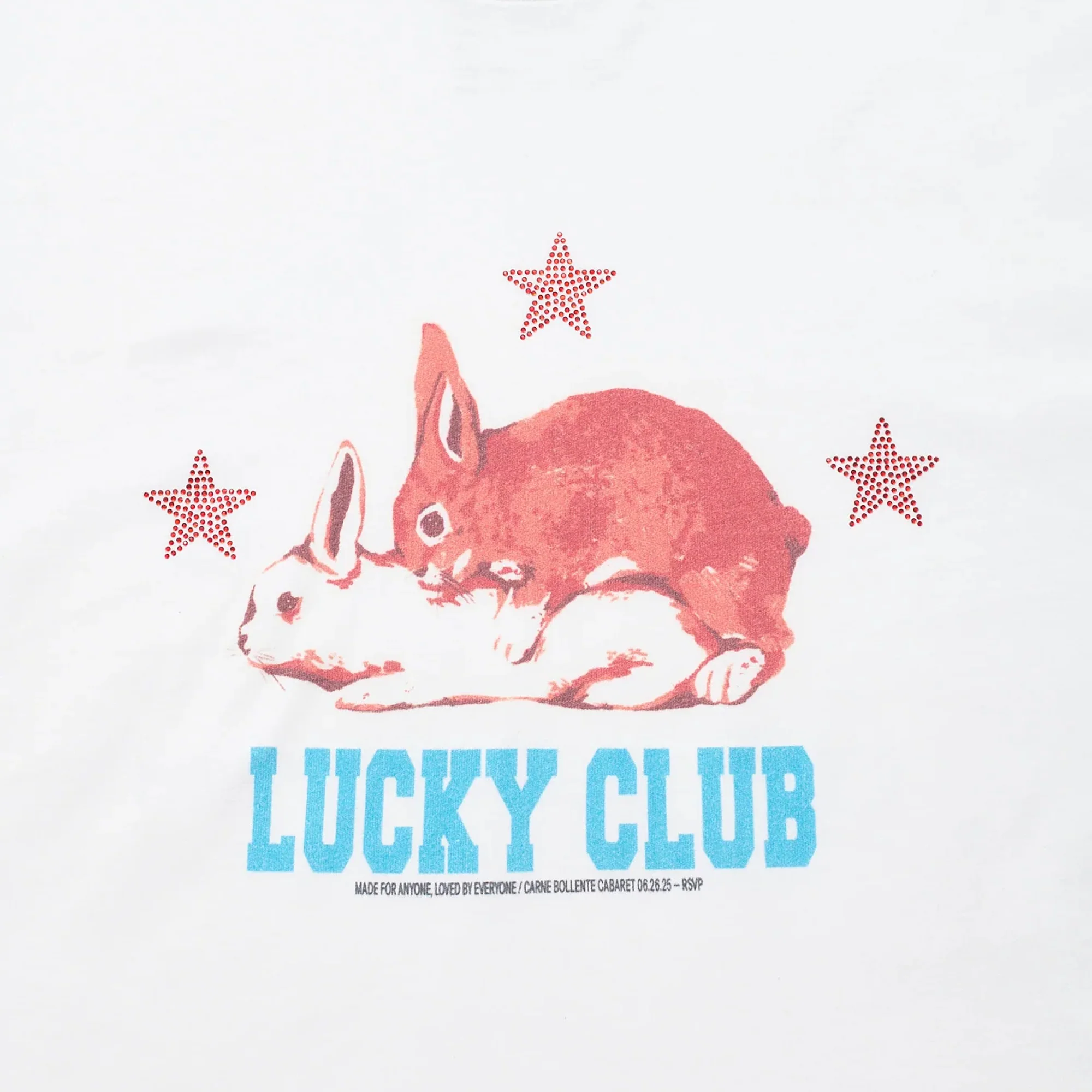 Carne Bollente Mens Lucky Club Tee - Image 4