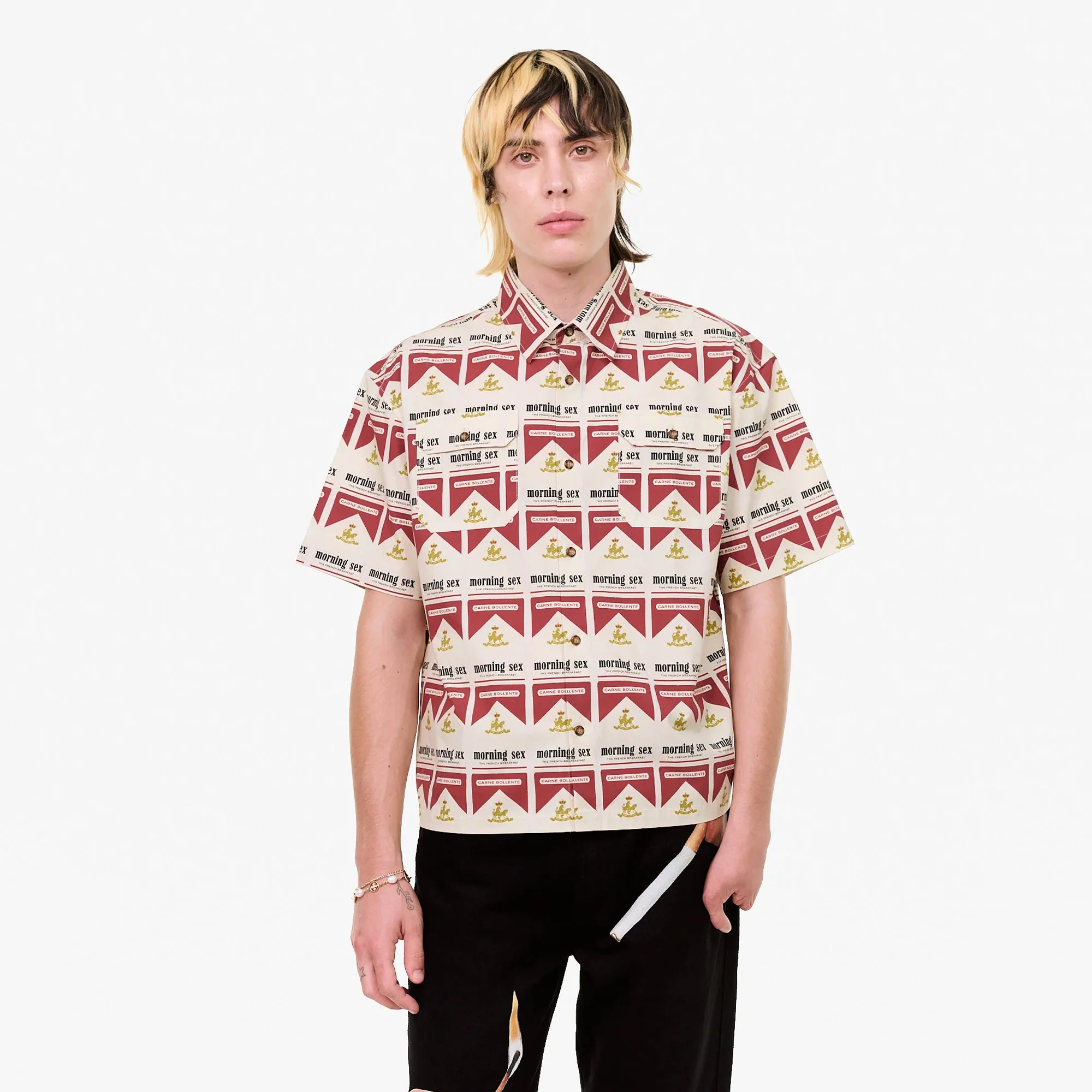 Carne Bollente Mens Smoking Hot Shirt - Image 2