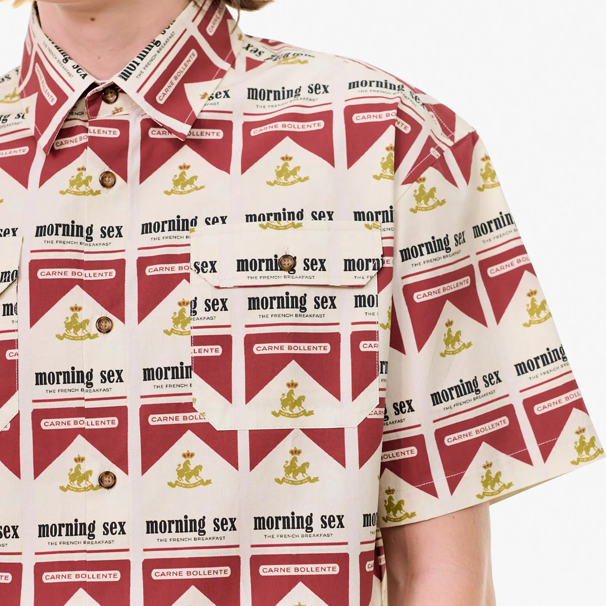 Carne Bollente Mens Smoking Hot Shirt - Image 4