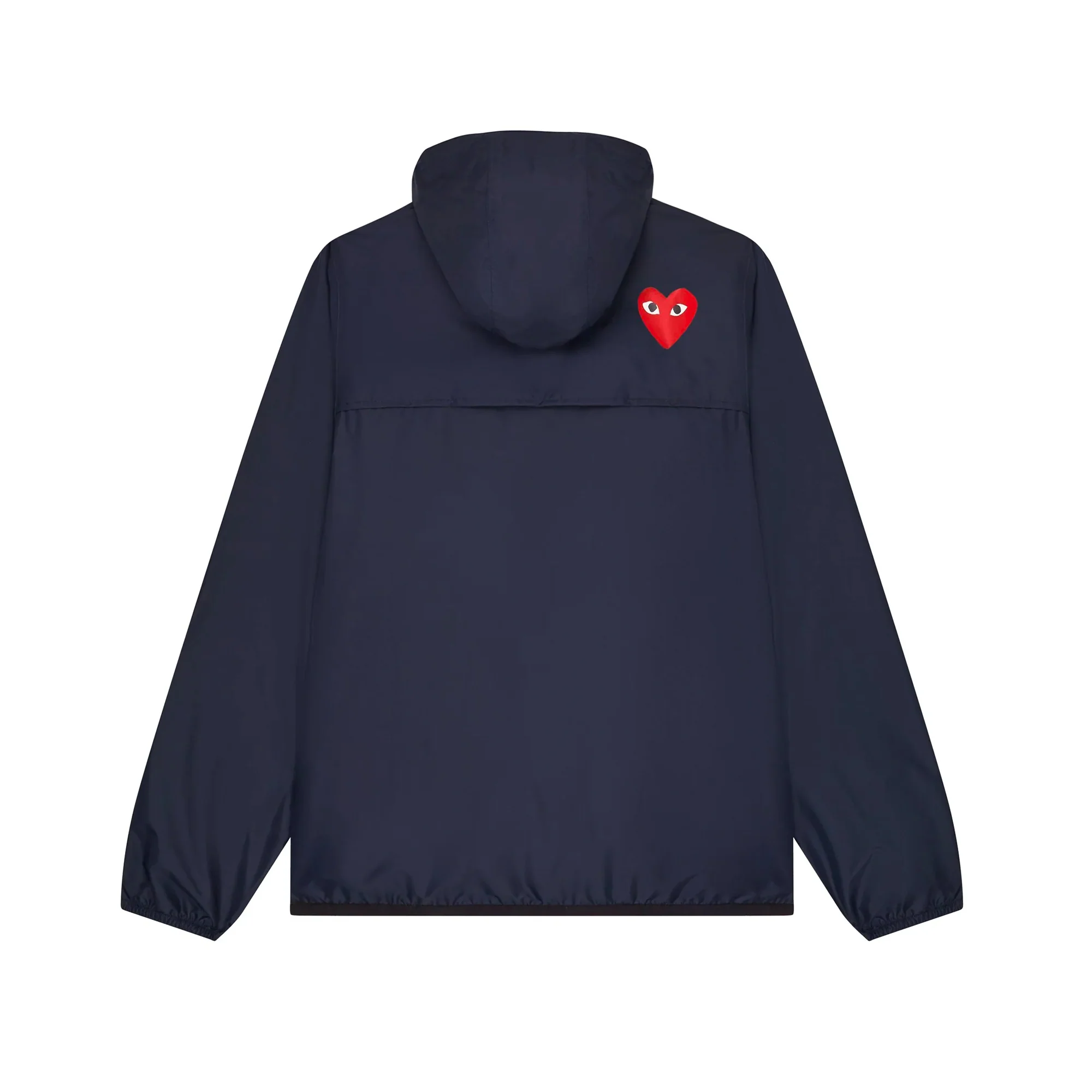 CDG Play K-Way Full Zip Hoodie 'Navy' - Image 2