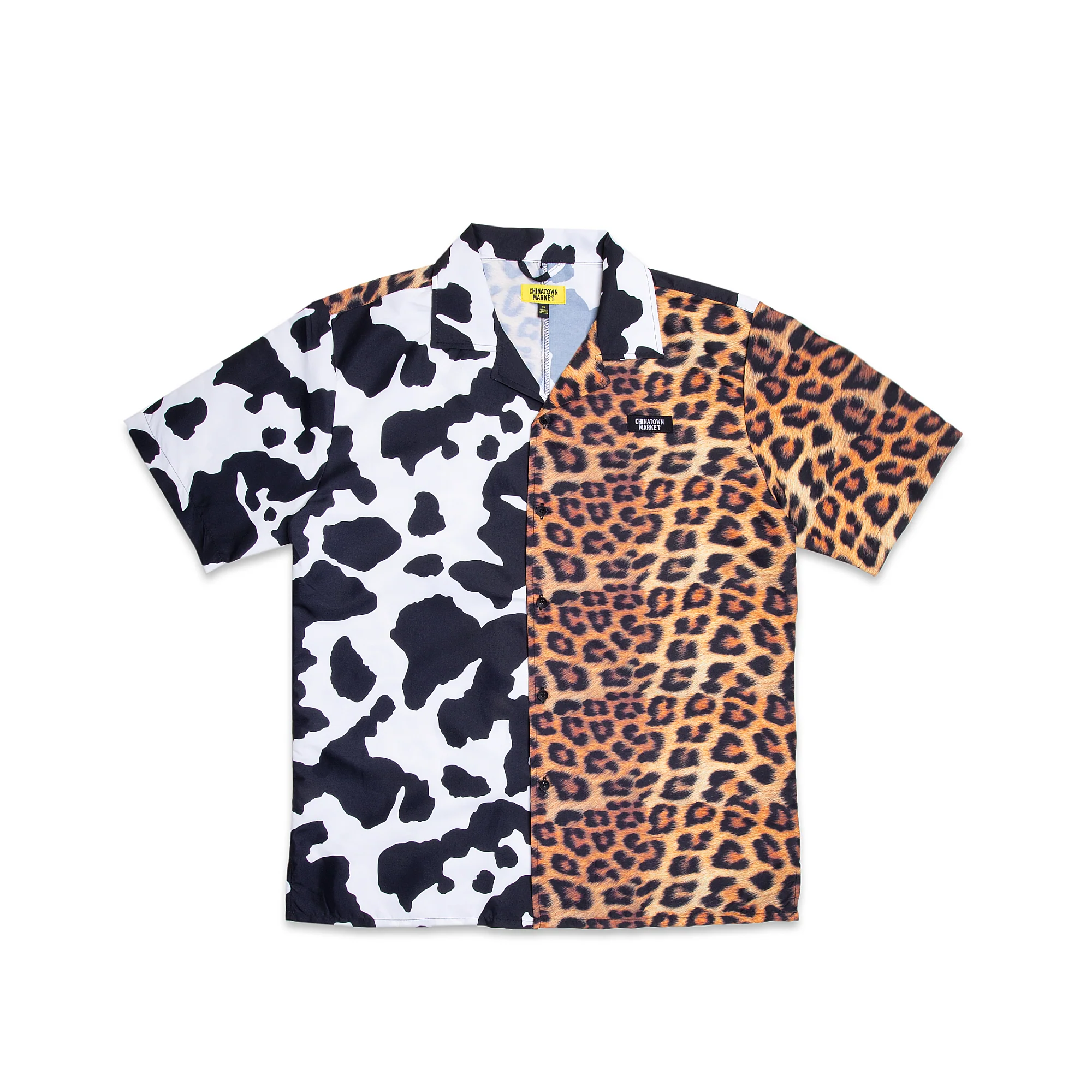 Chinatown Market Mens AOP Animal Woven Shirt