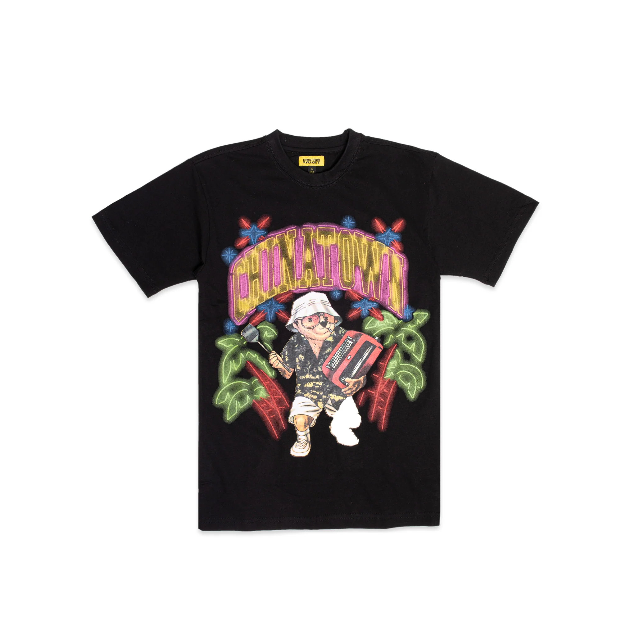 Chinatown Market Mens Cabo Bear Arc T-Shirt 'Black'