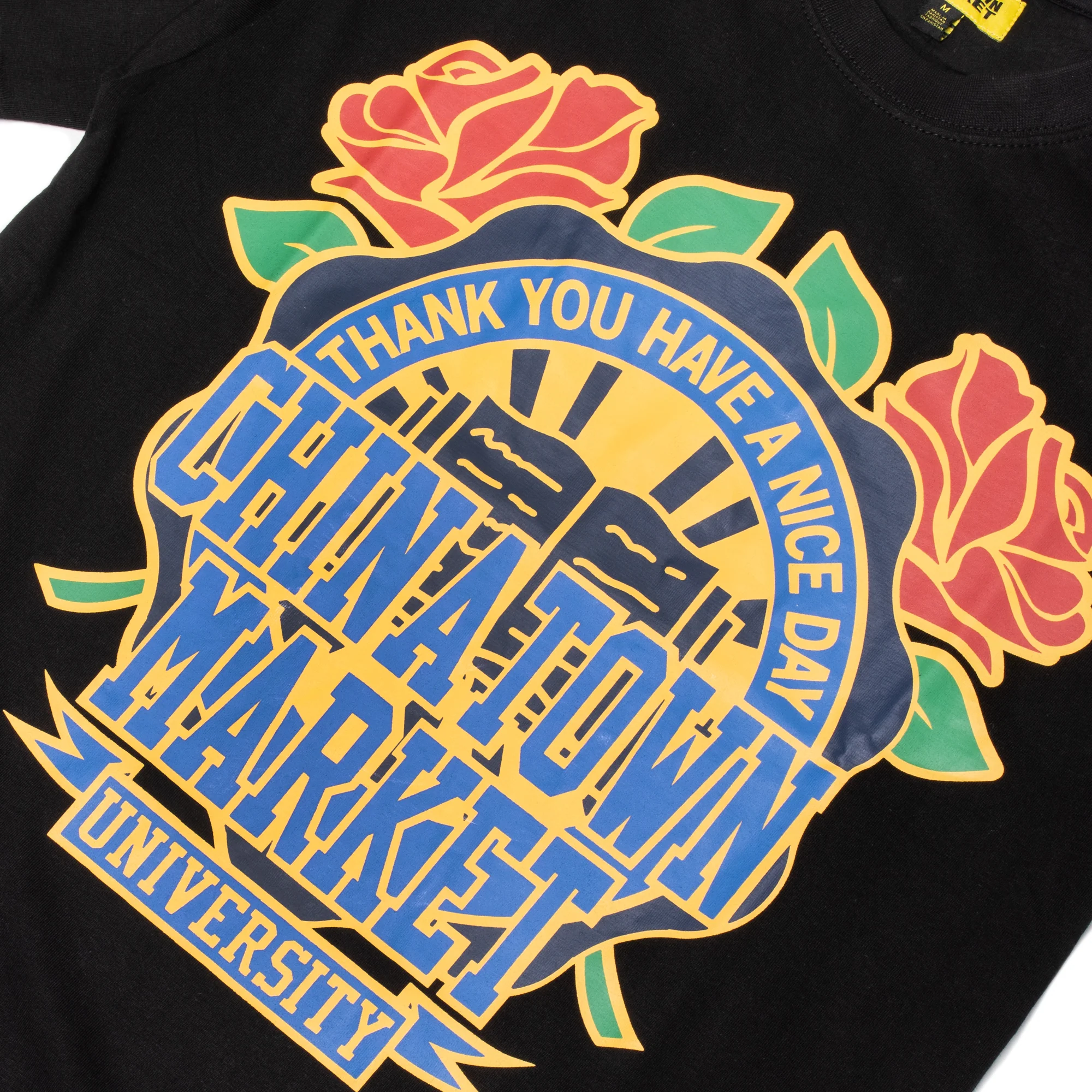 Chinatown Market Mens Rose Garden T-Shirt - Image 2
