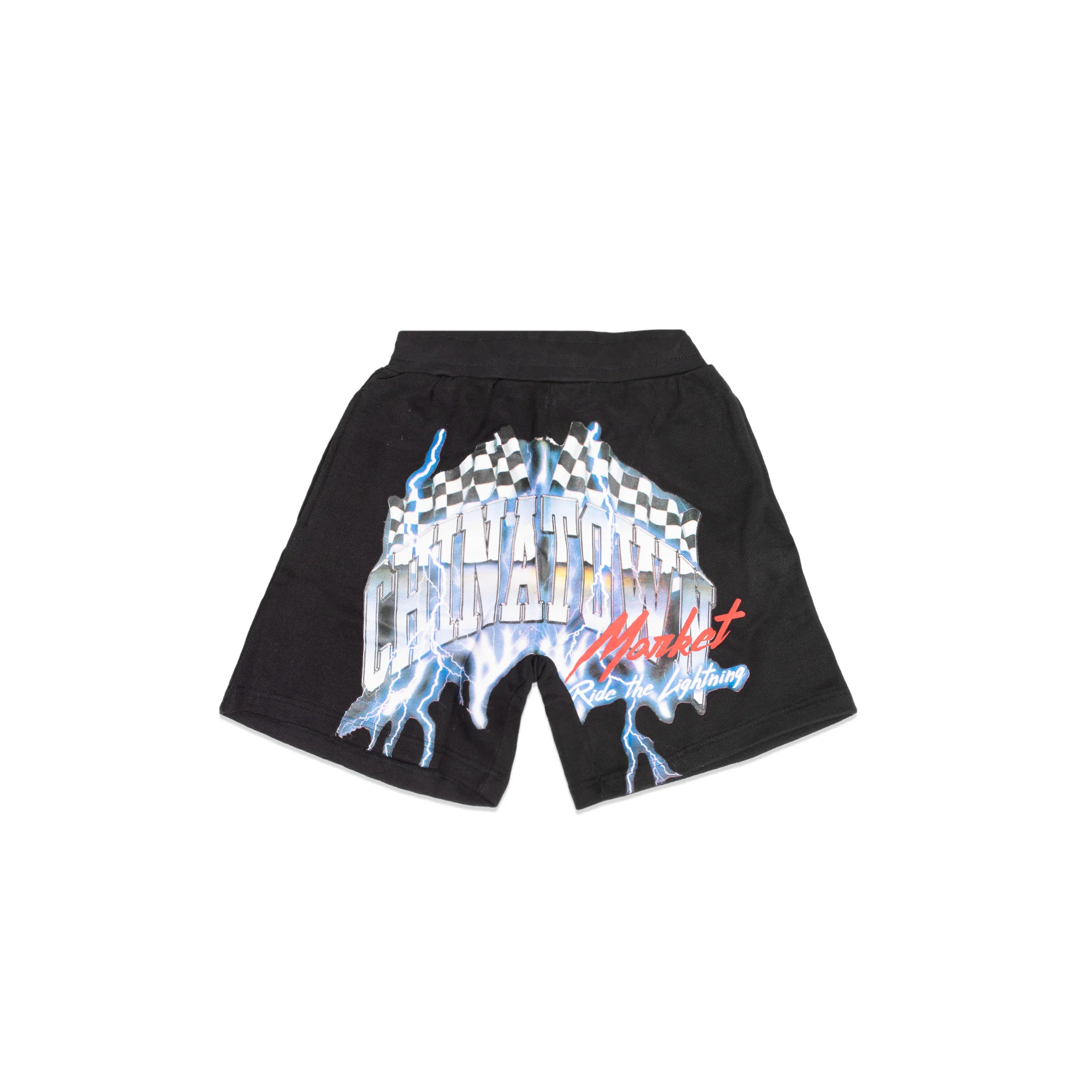 Chinatown Market Mens Thunder Sweatshorts 'Black'