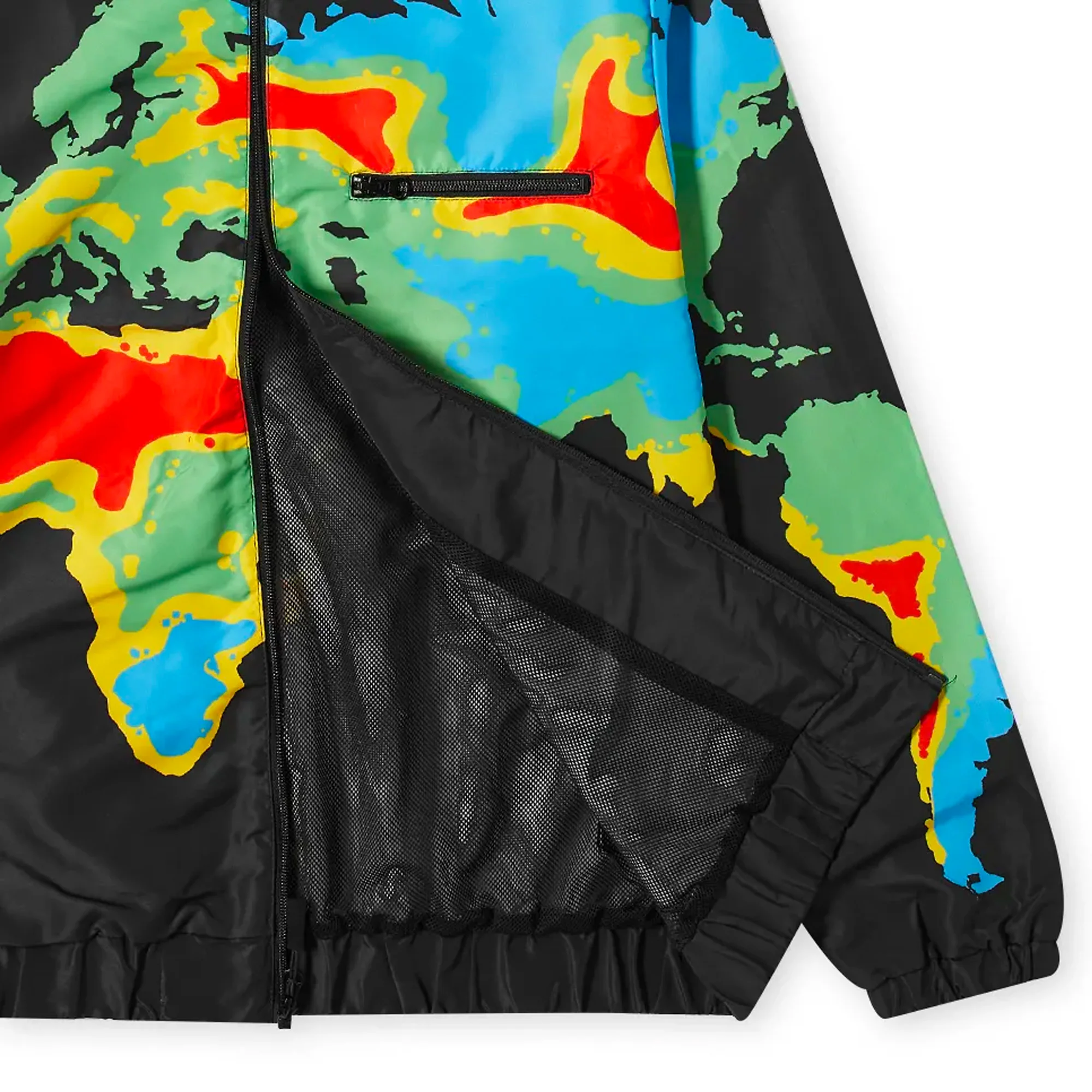 Chinatown Market Nylon Zip Jacket 'Black' - Image 2