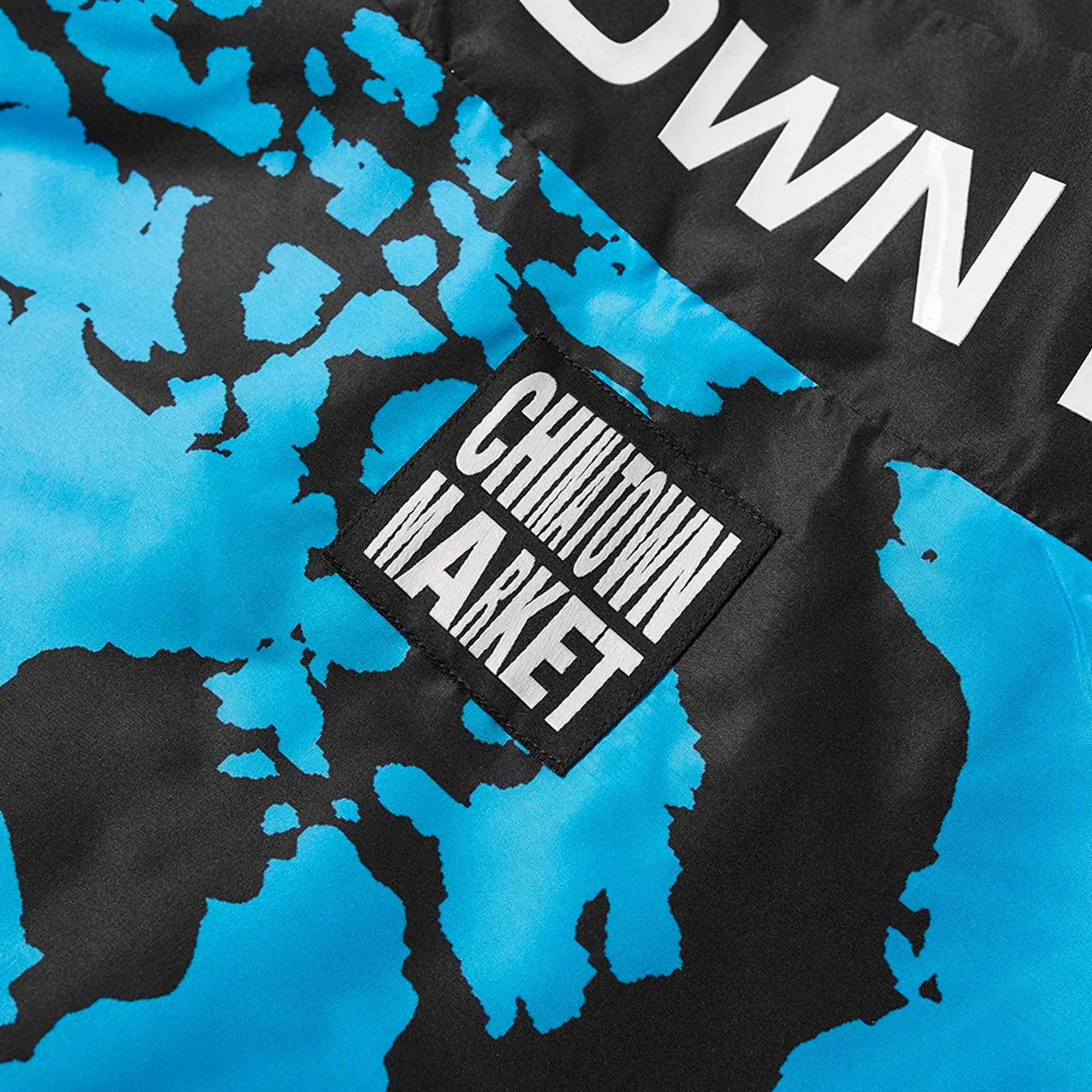 Chinatown Market Nylon Zip Jacket 'Black' - Image 4