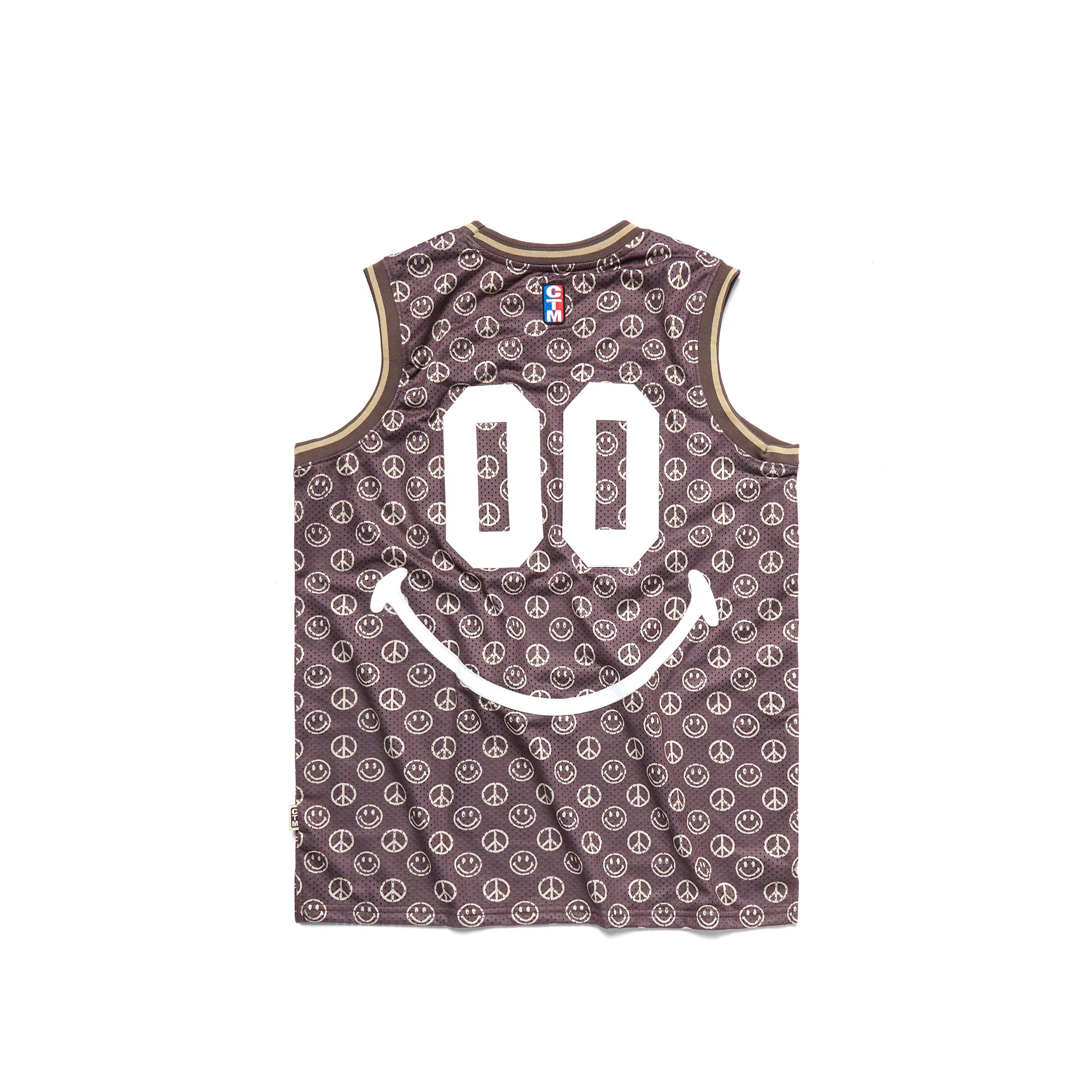 Chinatown Market Mens Smiley Cabana Basketball Jersey - Image 2